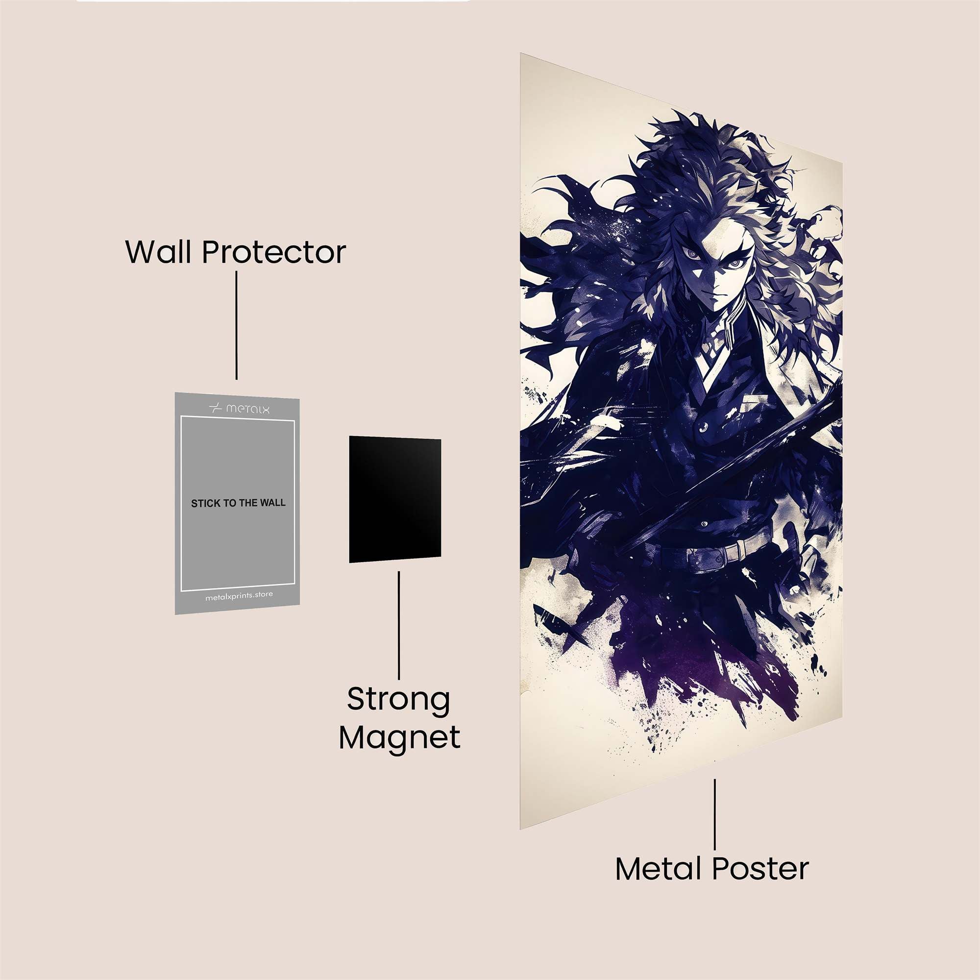 Tomioka Tempest Safe Wall Magnetic / M
