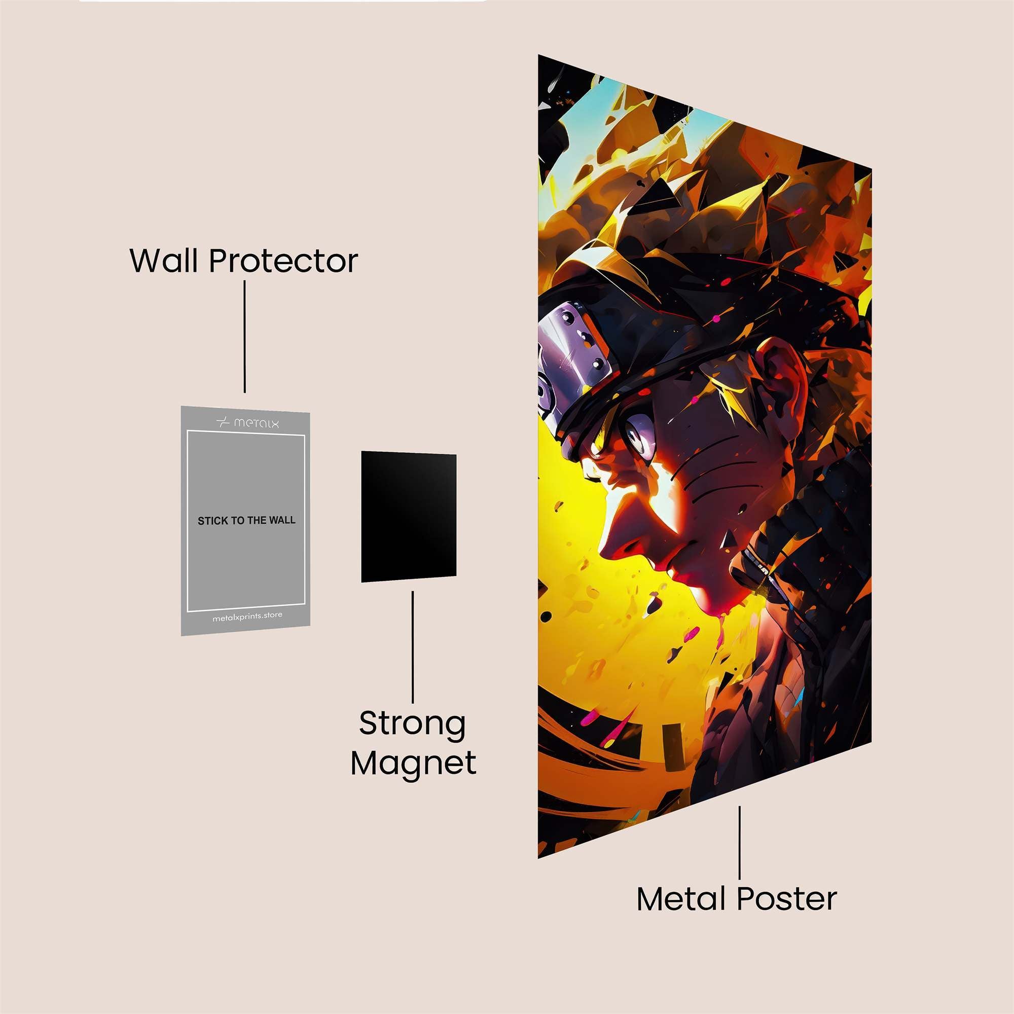 Naruto Explosive Safe Wall Magnetic / M