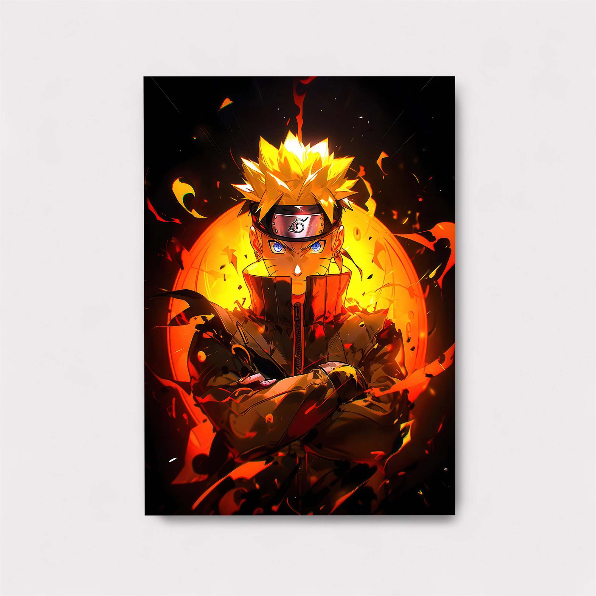 Naruto Fiery Safe Wall Magnetic / M