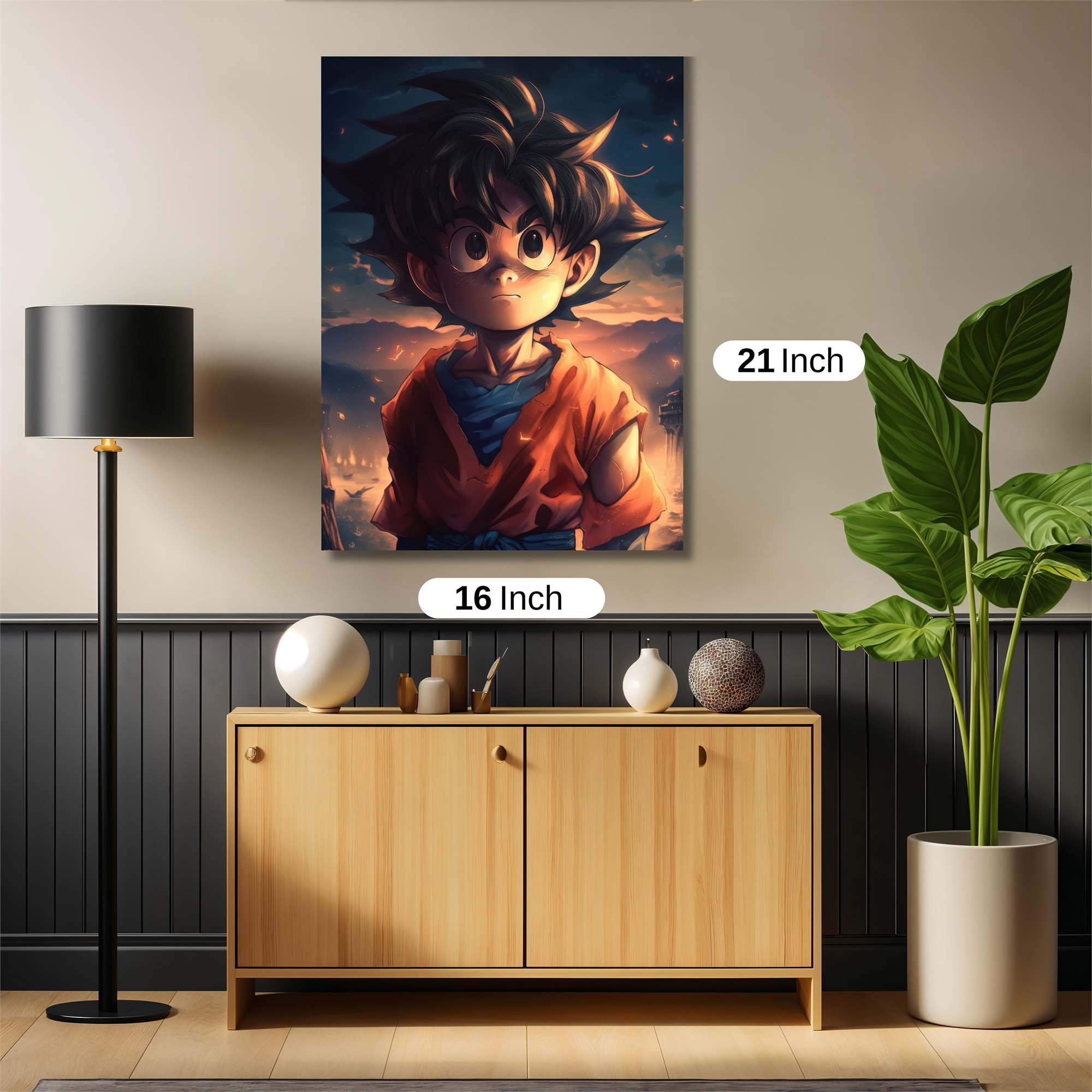 Goku Determined Safe Wall Magnetic / M