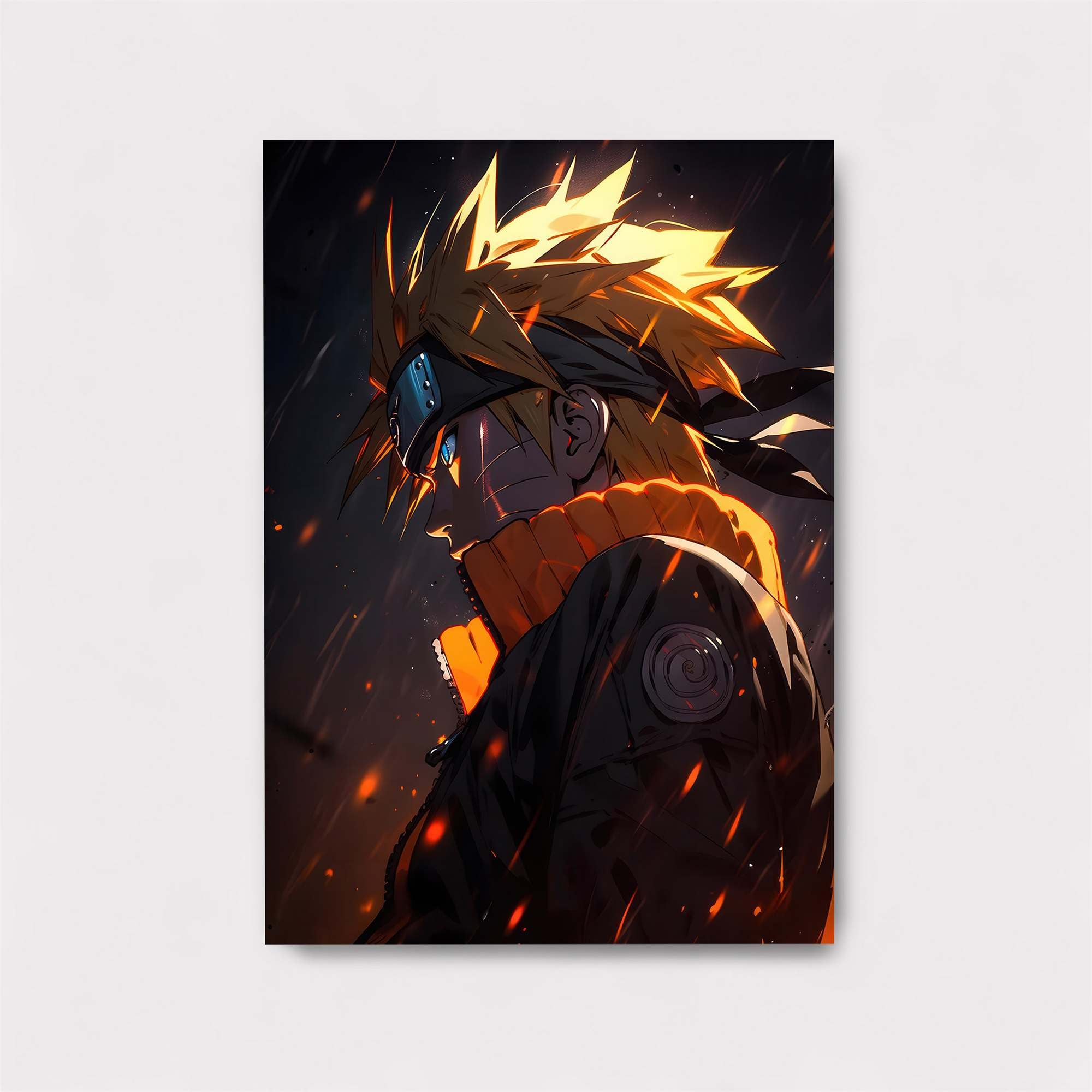Naruto Fiery Safe Wall Magnetic / M