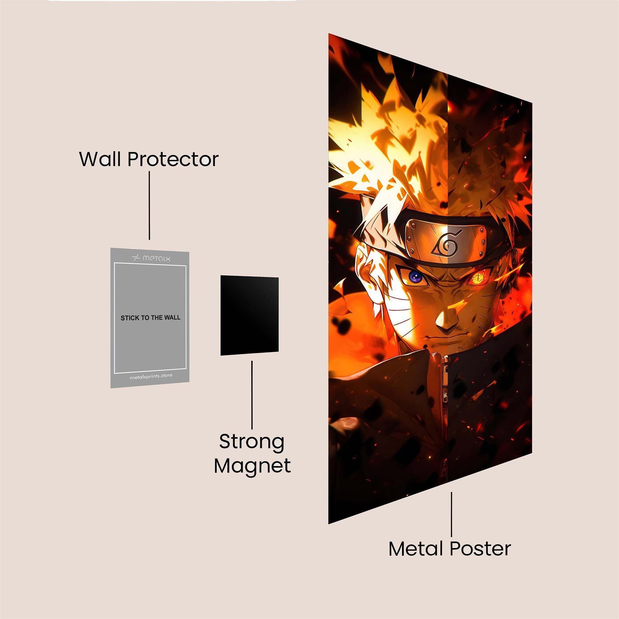Naruto Blaze Safe Wall Magnetic / M