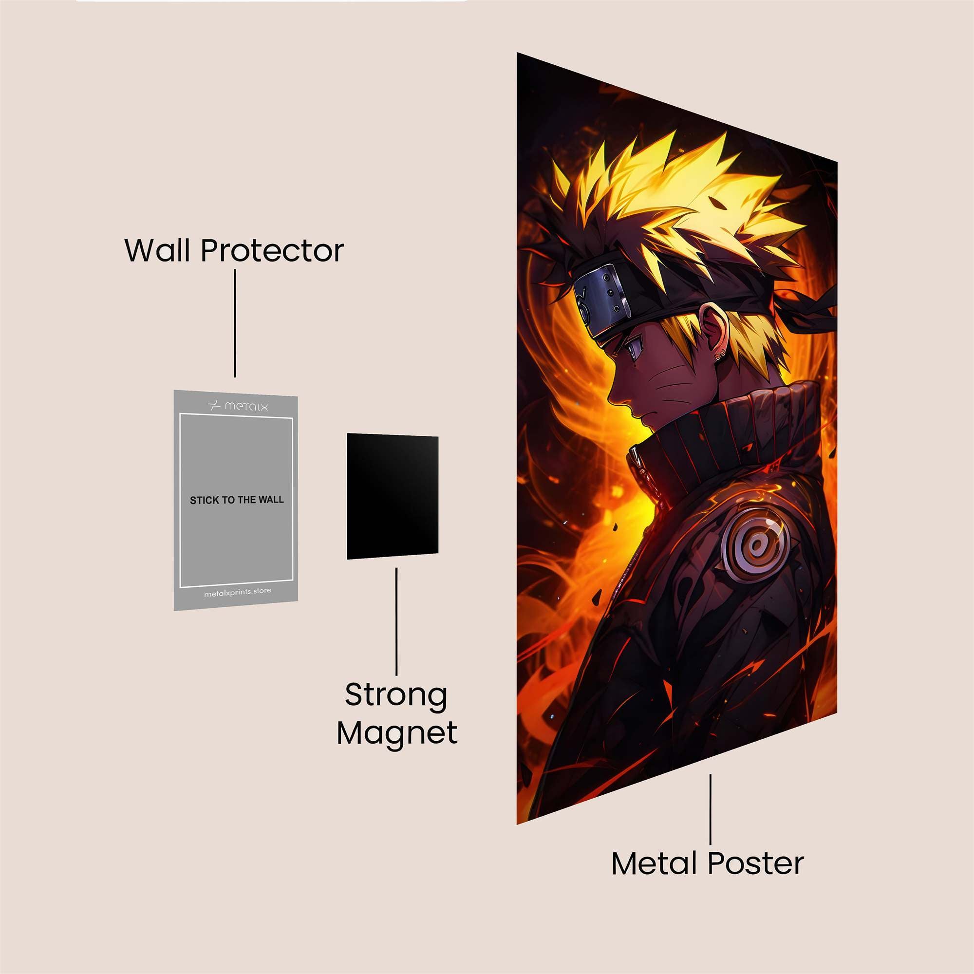 Naruto Intense Safe Wall Magnetic / M
