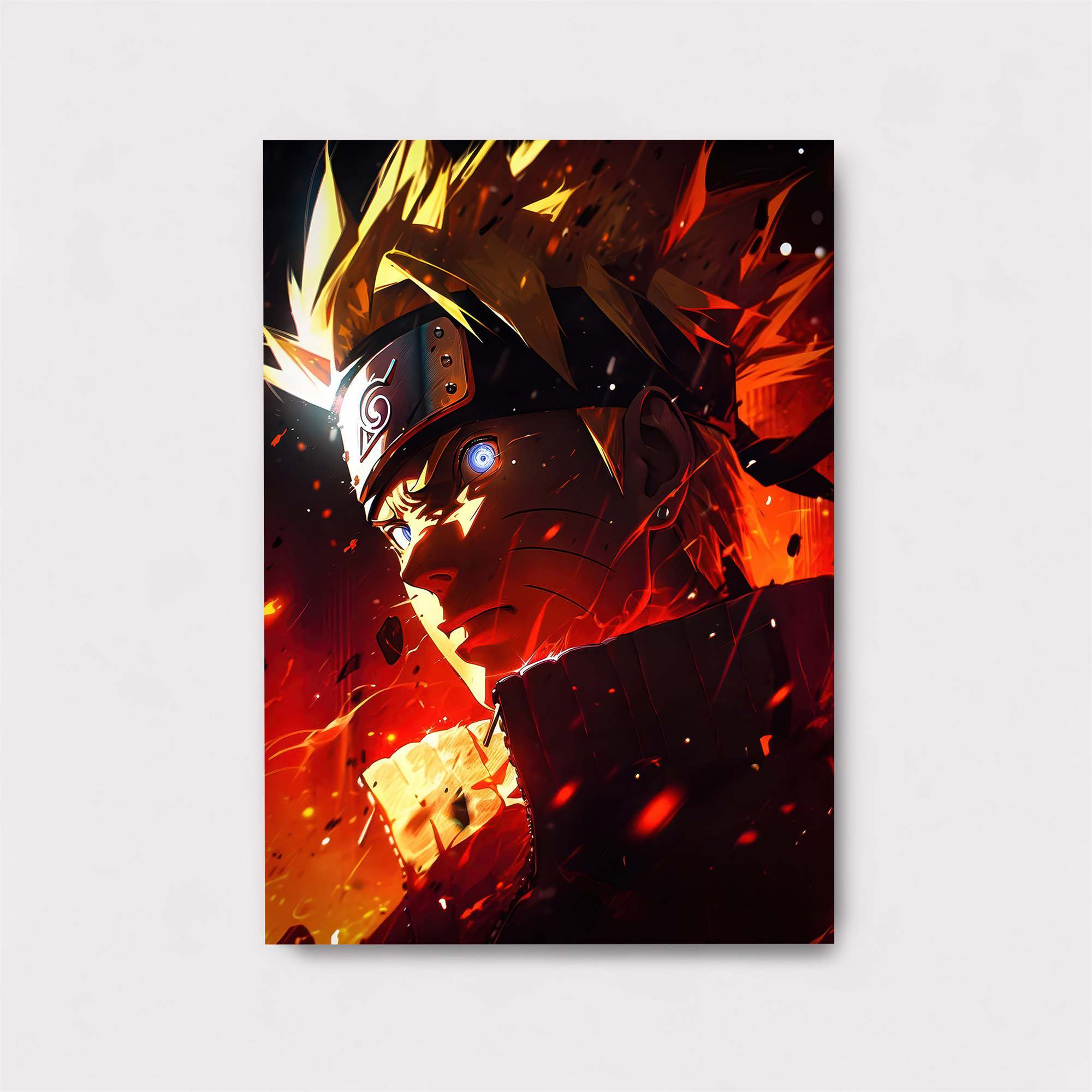 Naruto Fiery Safe Wall Magnetic / M