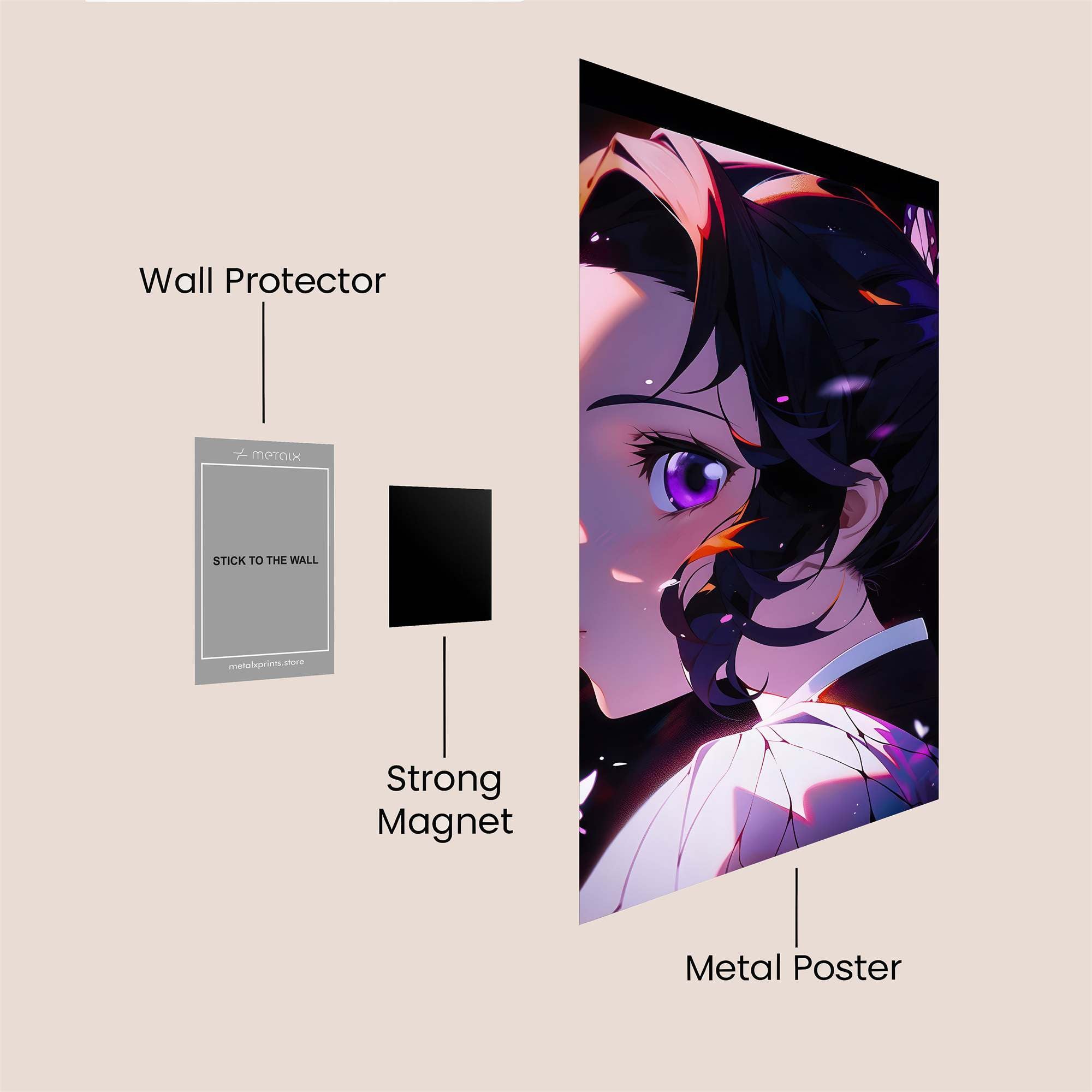 Nezuko Enigmatic Safe Wall Magnetic / M