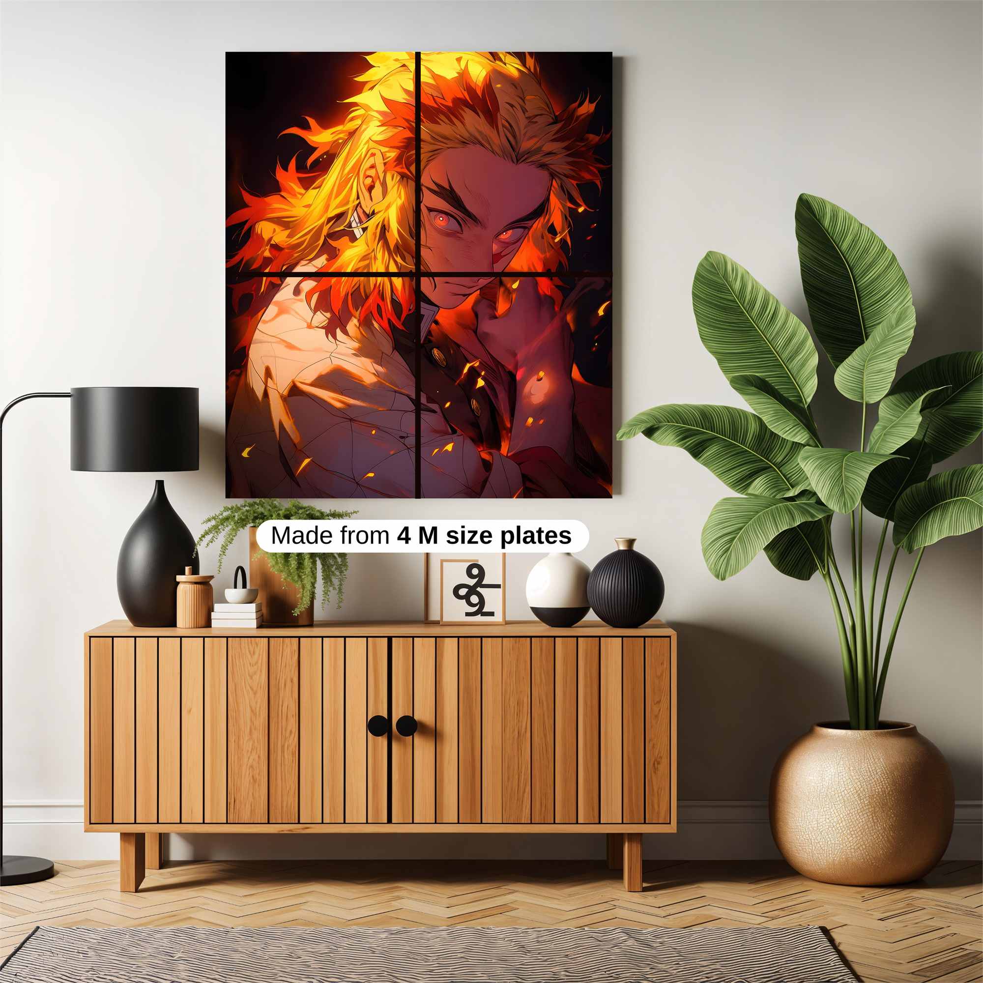 Rengoku Blaze Safe Wall Magnetic / M