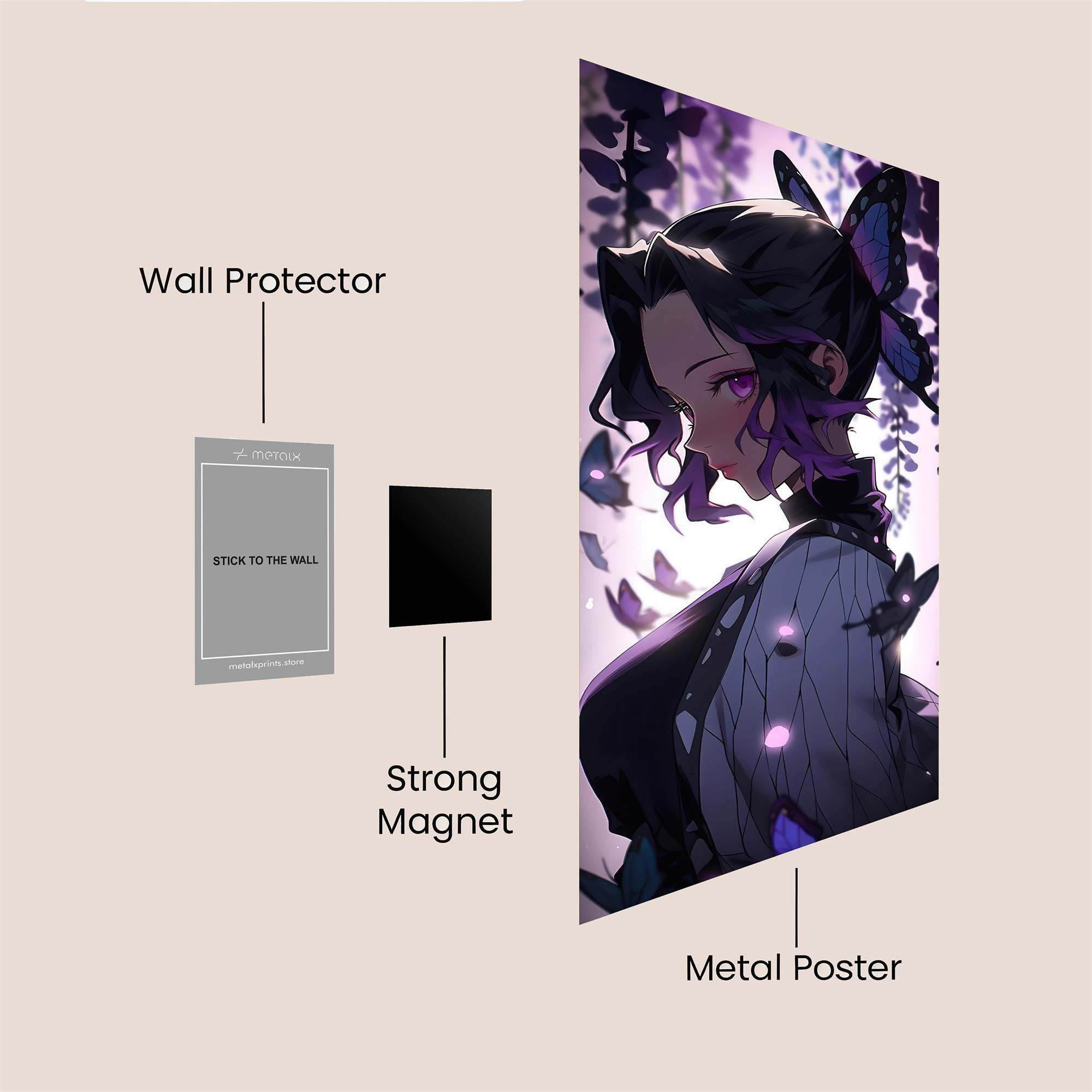 Shinobu Enigmatic Safe Wall Magnetic / M