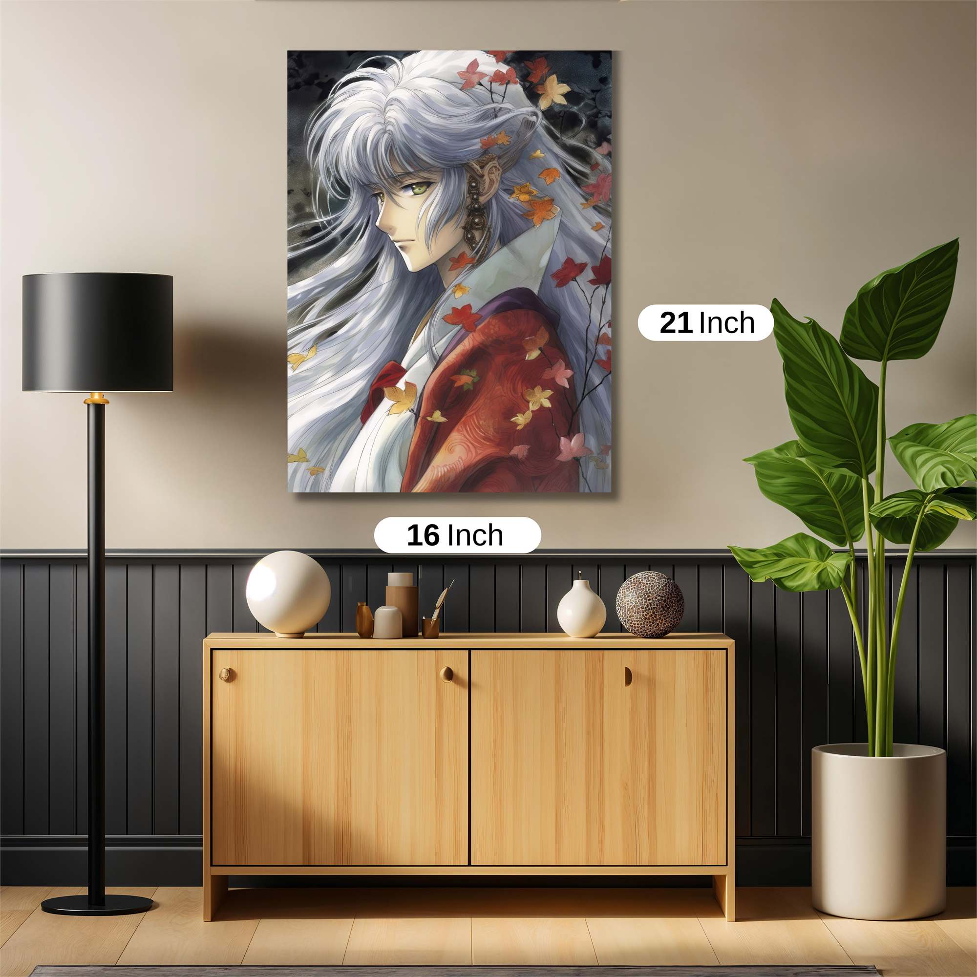 Sesshomaru Serene Safe Wall Magnetic / M