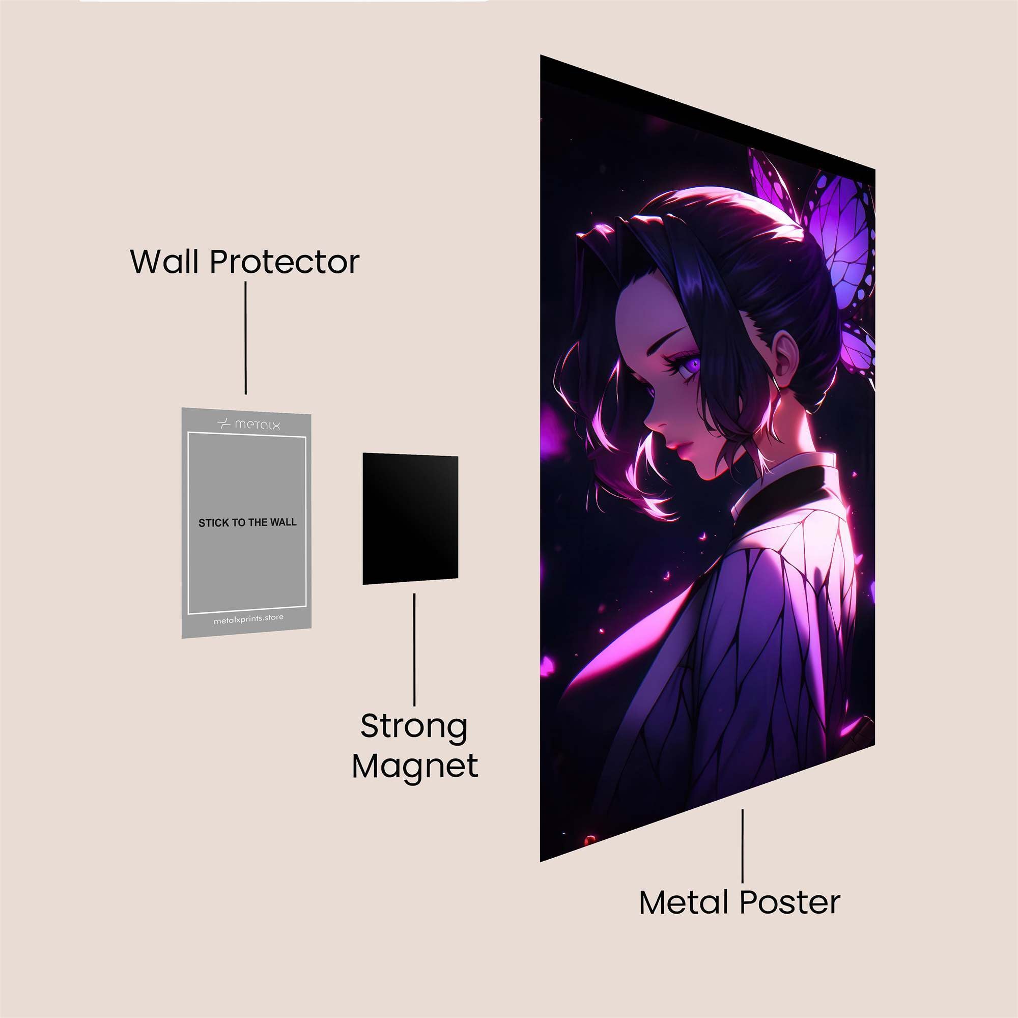 Shinobu Enigmatic Safe Wall Magnetic / M