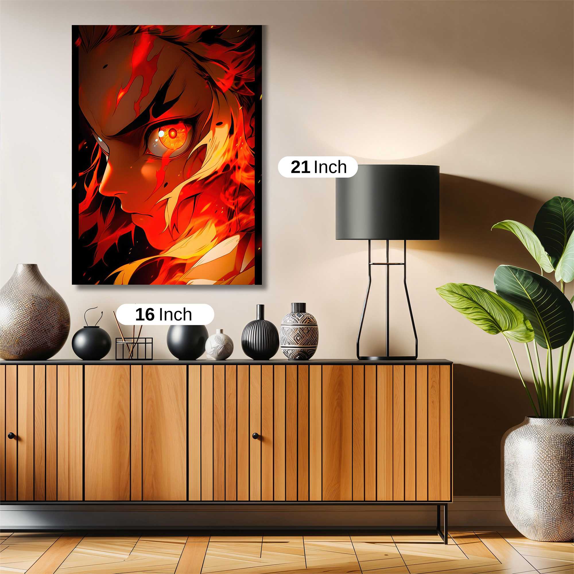 Rengoku Fiery Safe Wall Magnetic / M