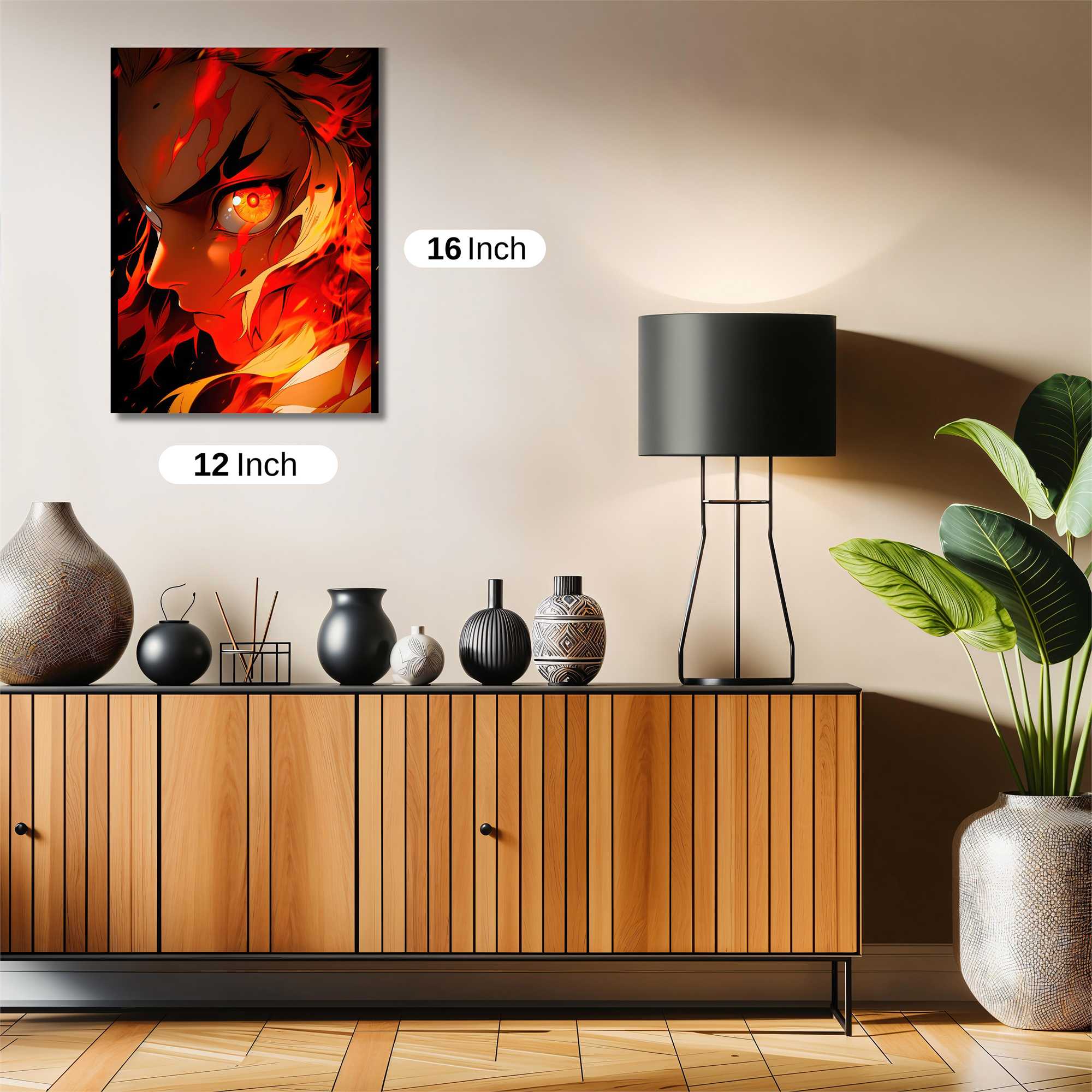 Rengoku Fiery Safe Wall Magnetic / M