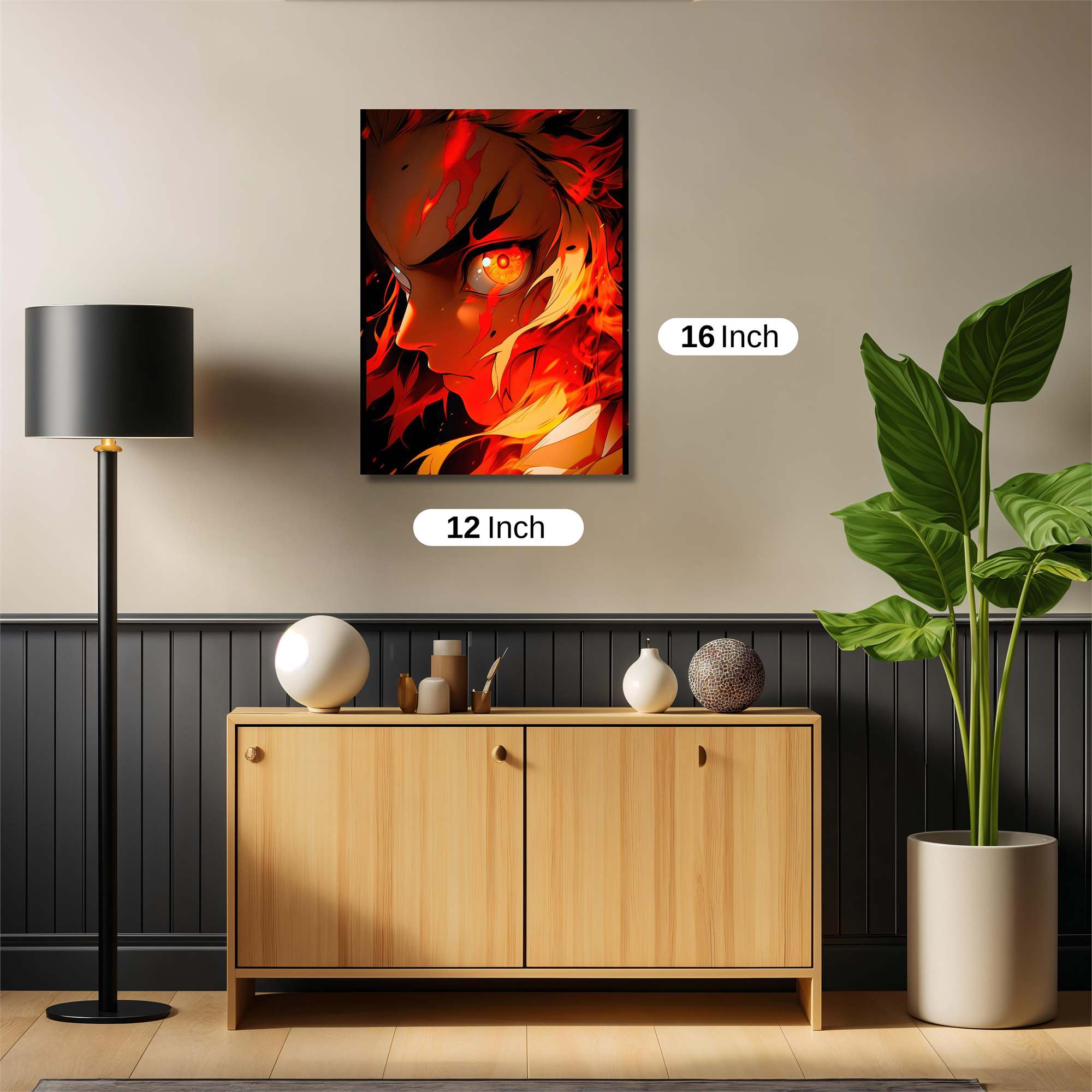 Rengoku Fiery Safe Wall Magnetic / M