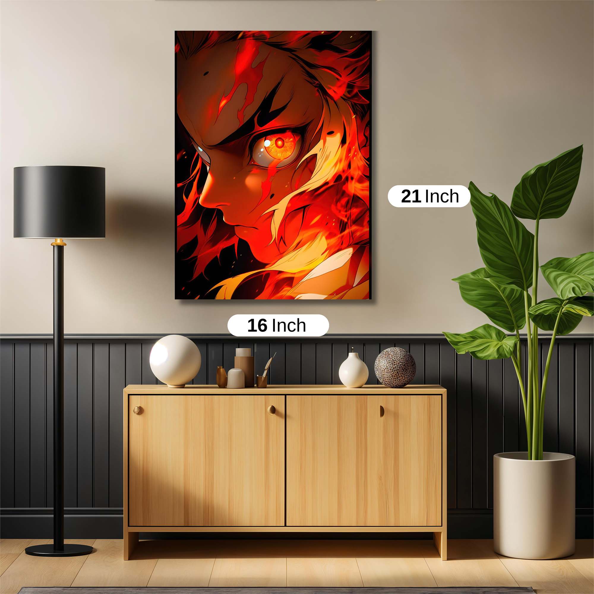 Rengoku Fiery Safe Wall Magnetic / M