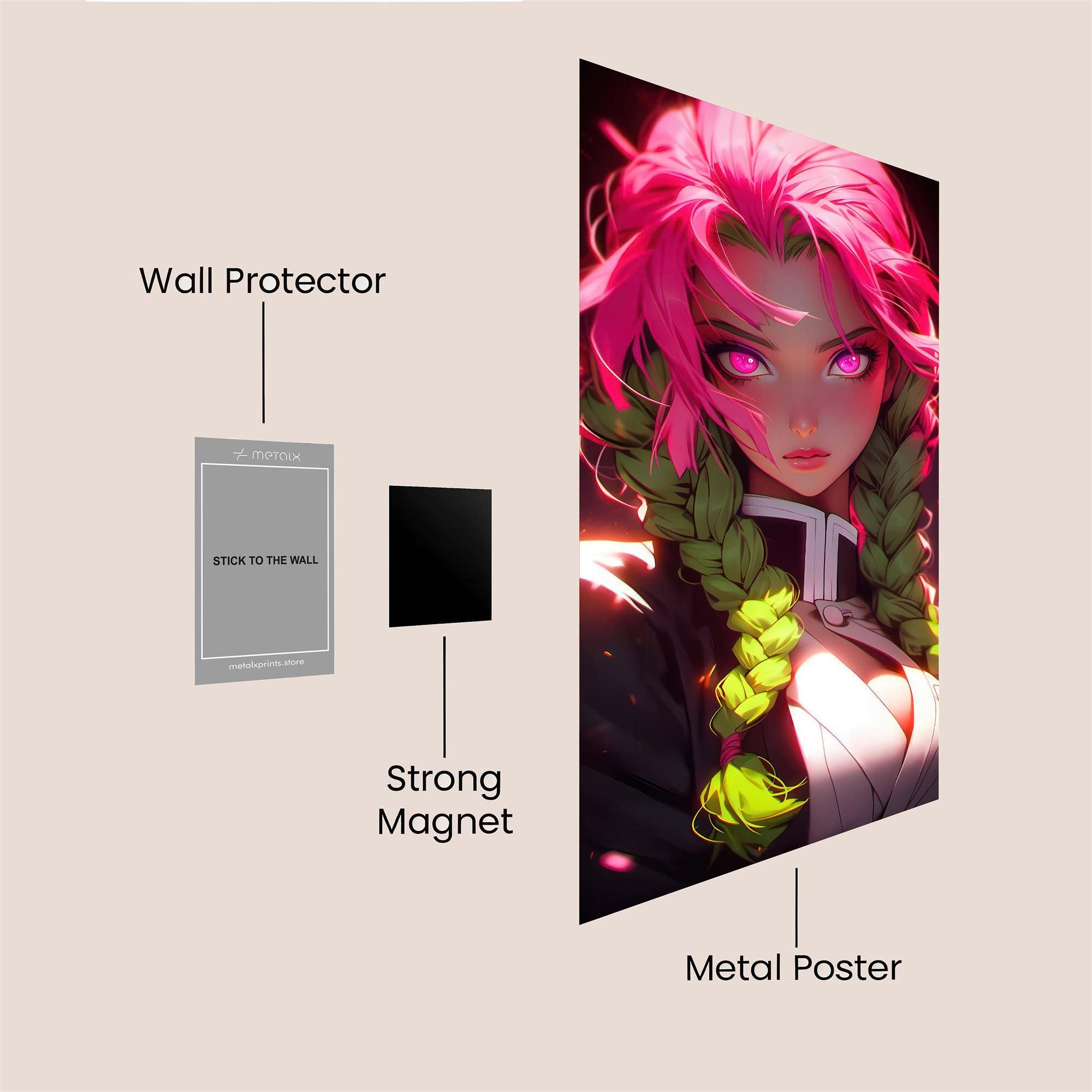 Neon Enigma Safe Wall Magnetic / M