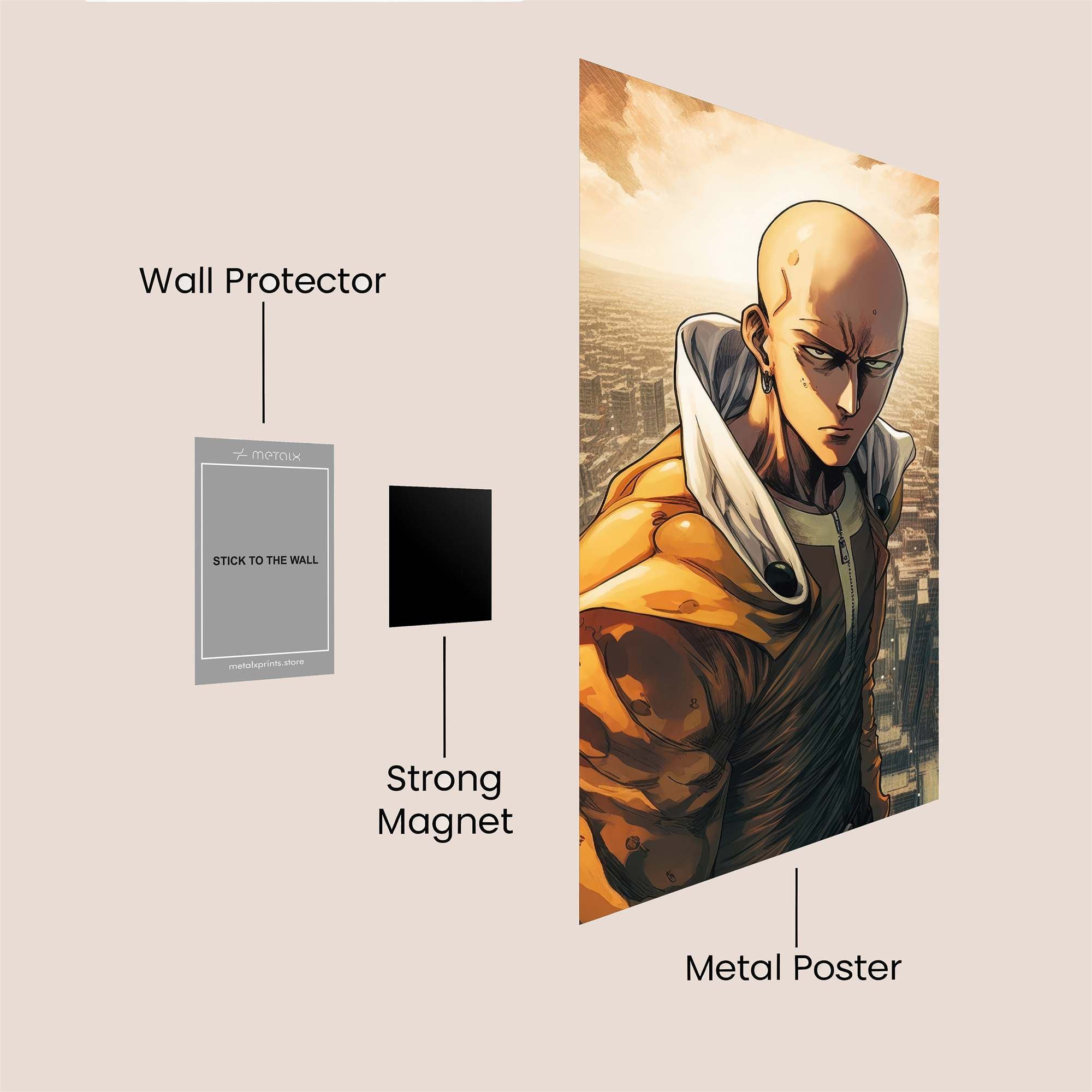 Saitama Serene Safe Wall Magnetic / M