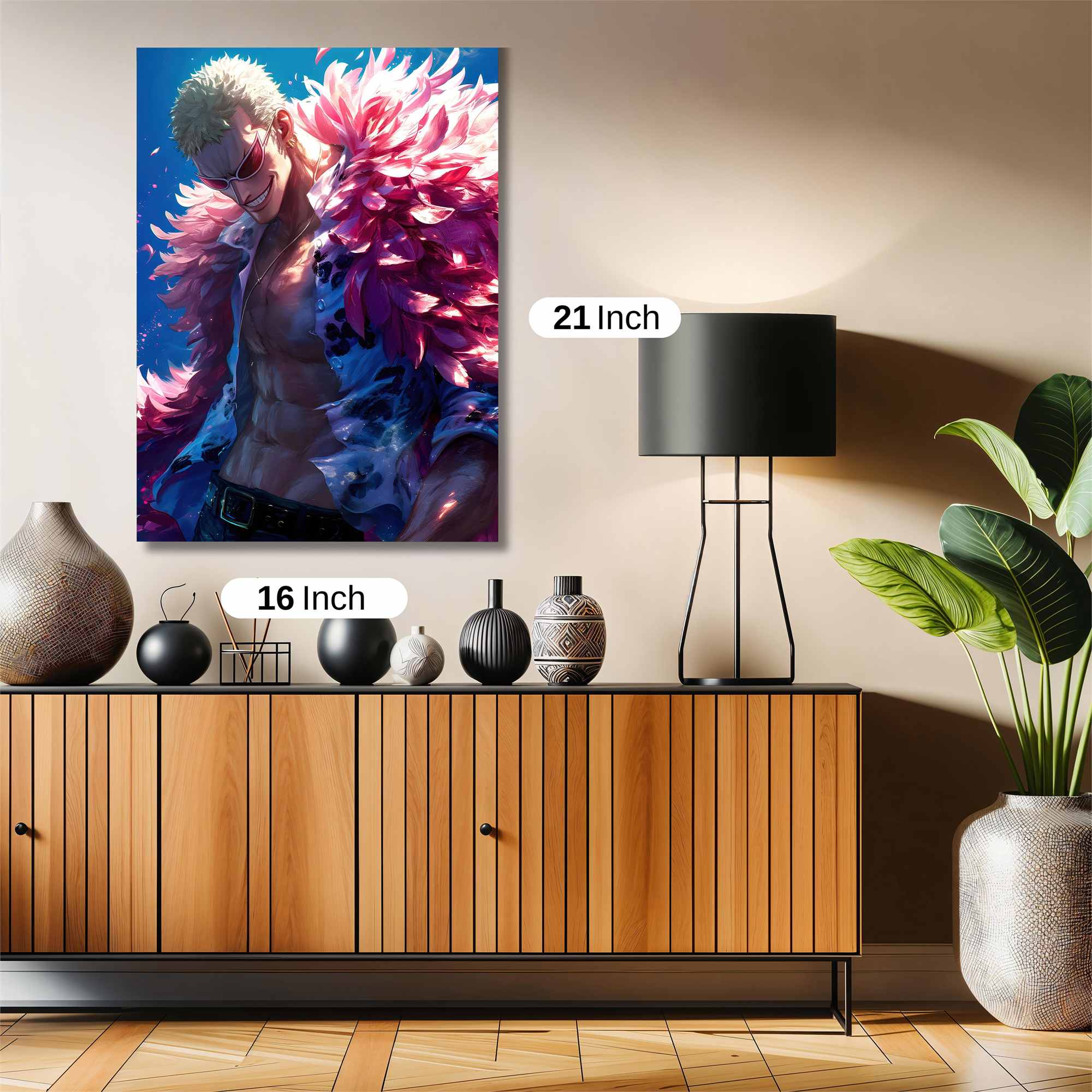 Doflamingo Flamboyant Safe Wall Magnetic / M
