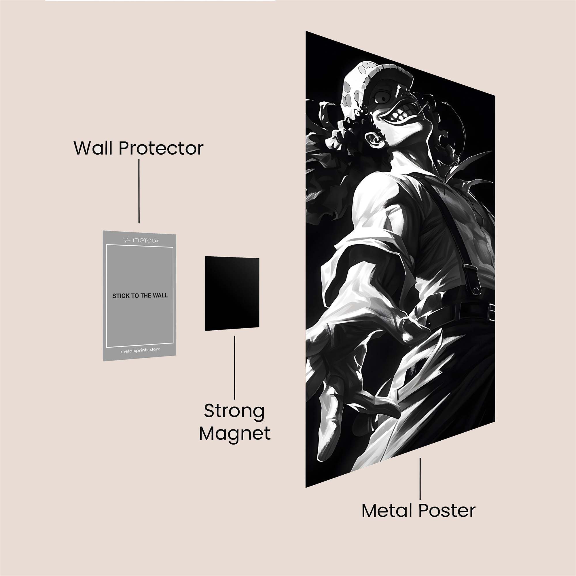 Joker Maniacal Safe Wall Magnetic / M