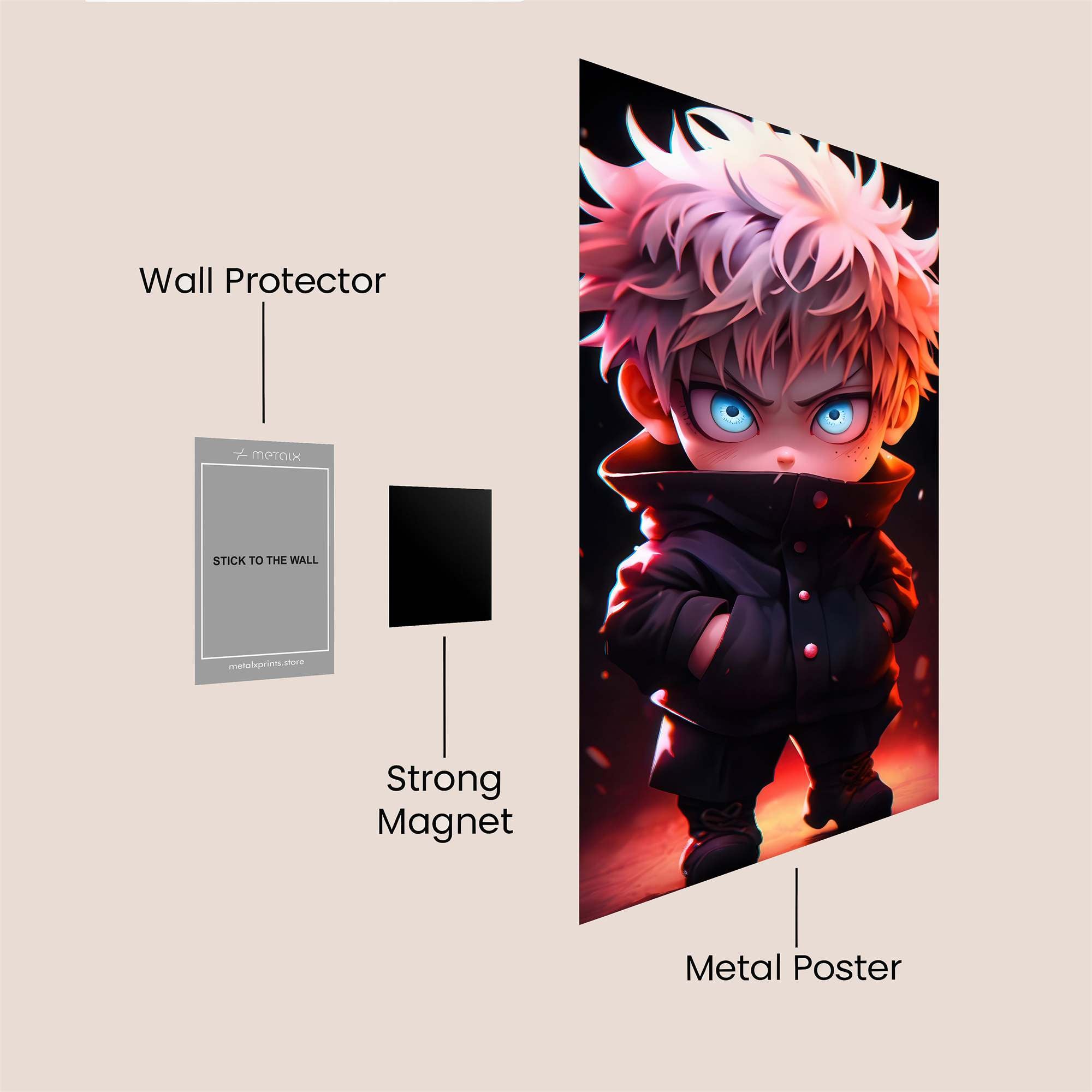 Satoru Fierce Safe Wall Magnetic / M