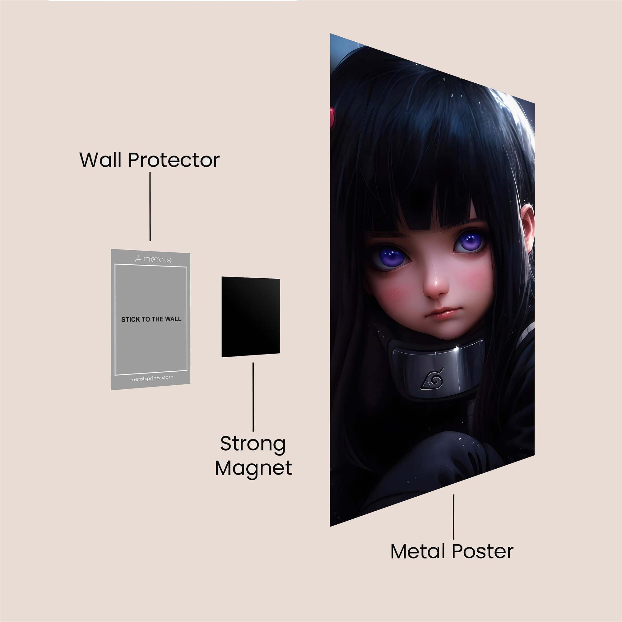 Shinobi Sorrow Safe Wall Magnetic / M