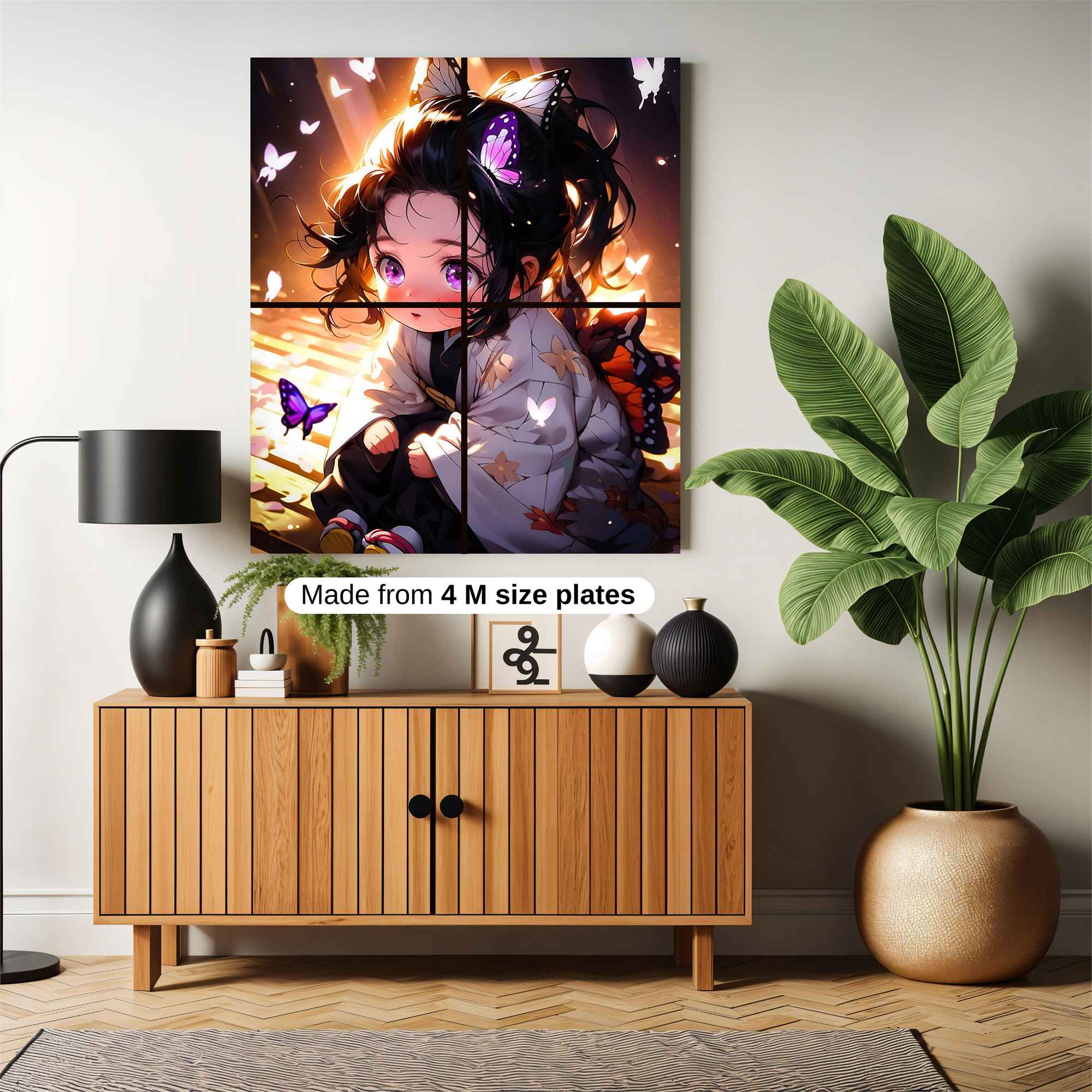 Butterfly Whimsy Safe Wall Magnetic / M