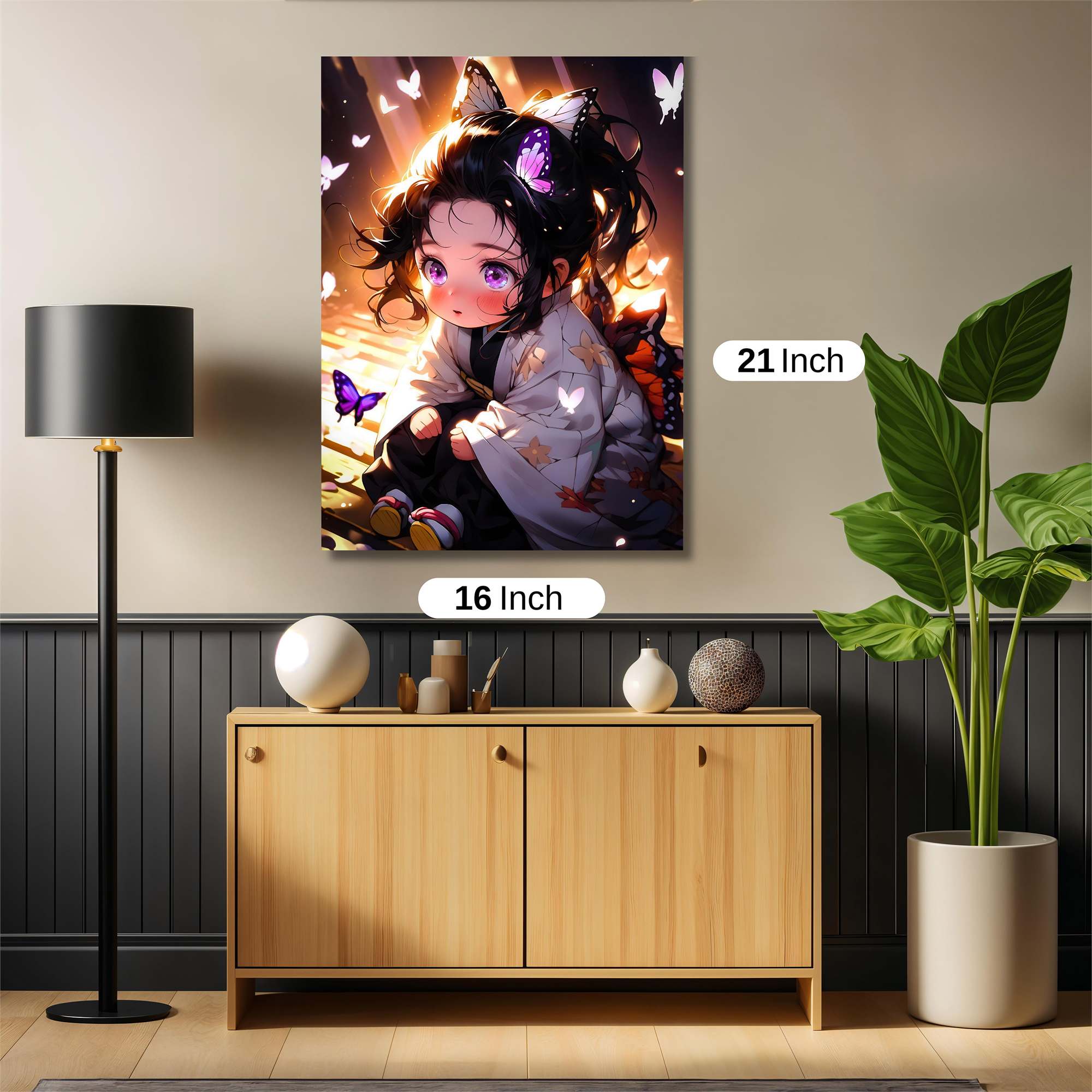 Butterfly Whimsy Safe Wall Magnetic / M