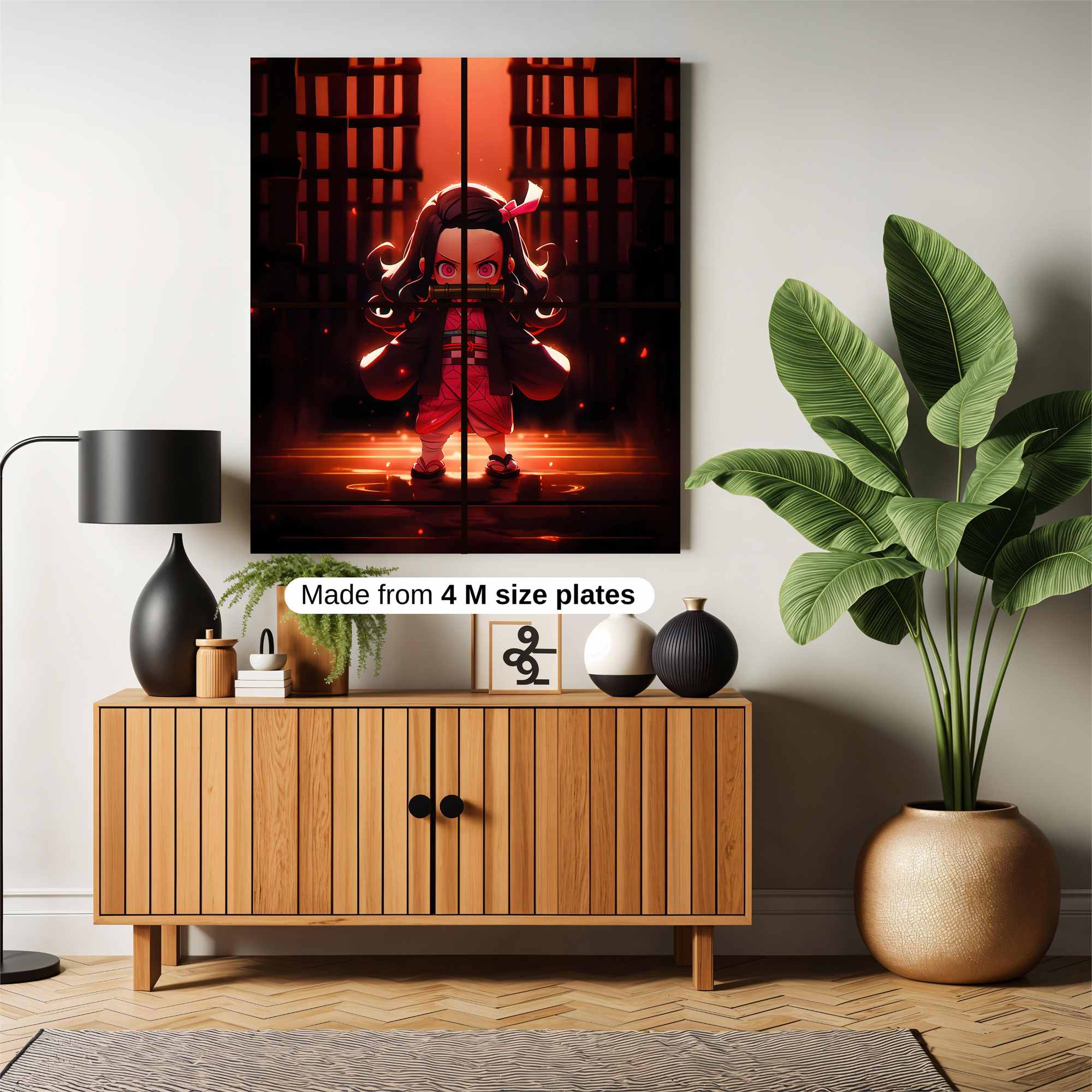 Nezuko Fierce Safe Wall Magnetic / M