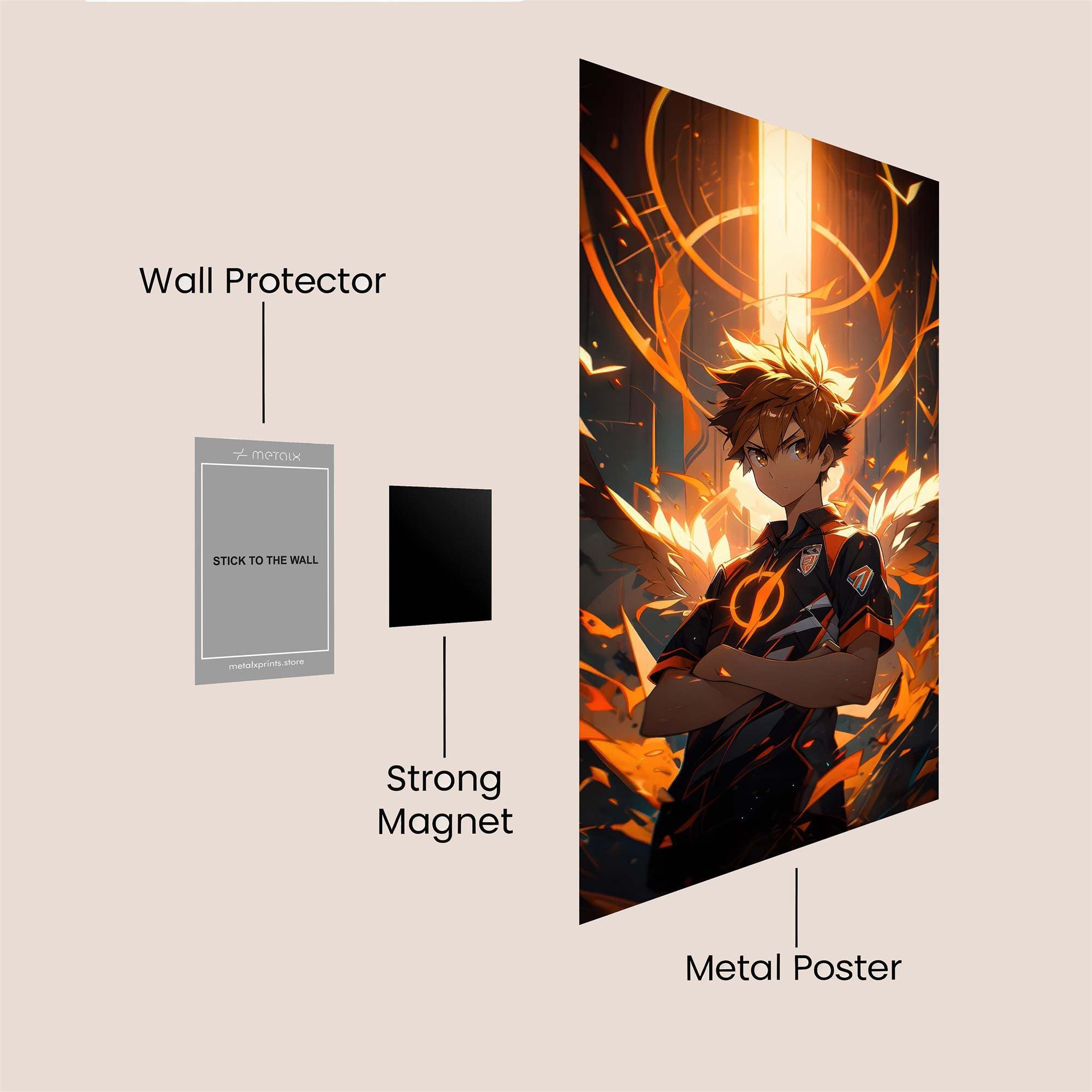 Blaze Ascendant Safe Wall Magnetic / M