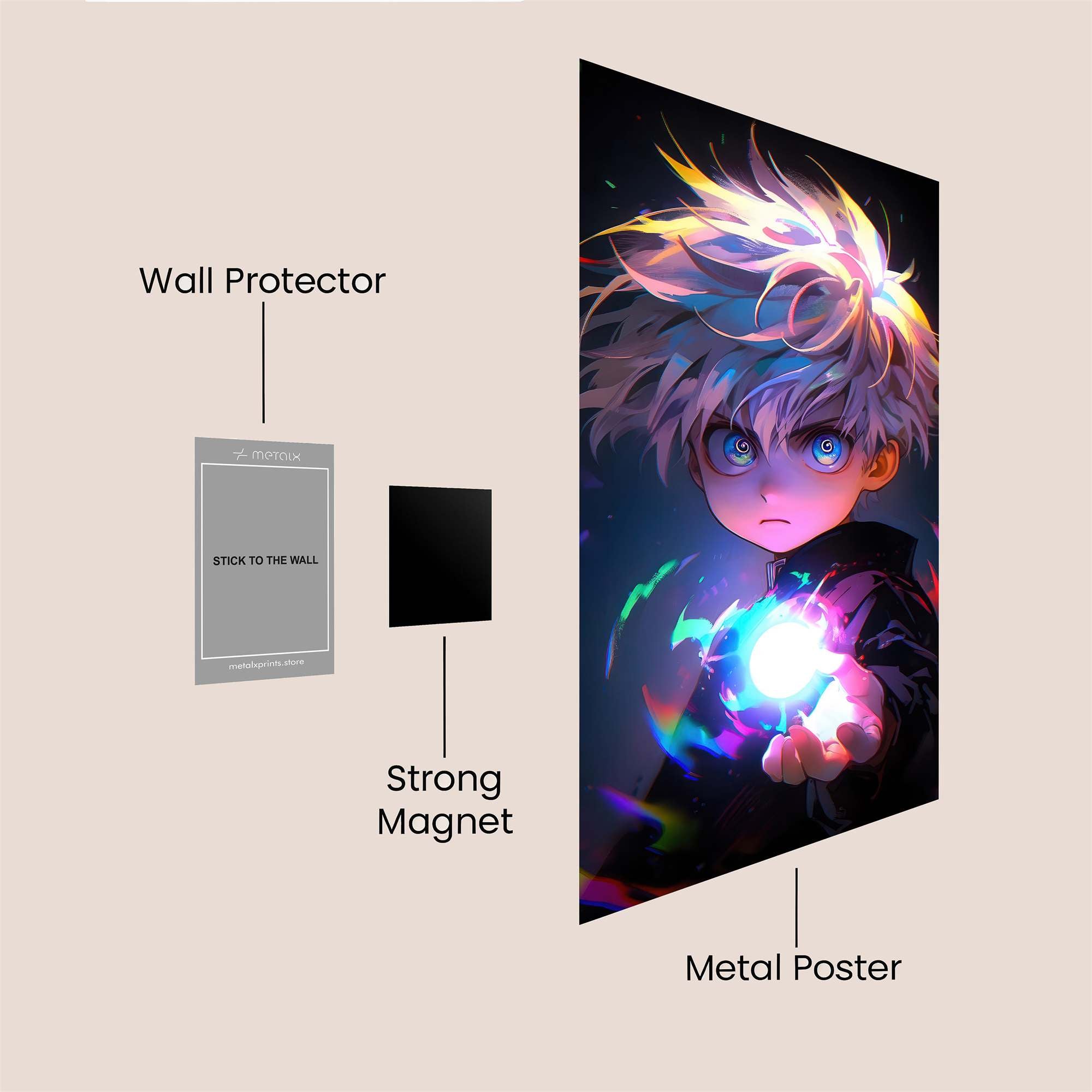 Gon Energetic Safe Wall Magnetic / M