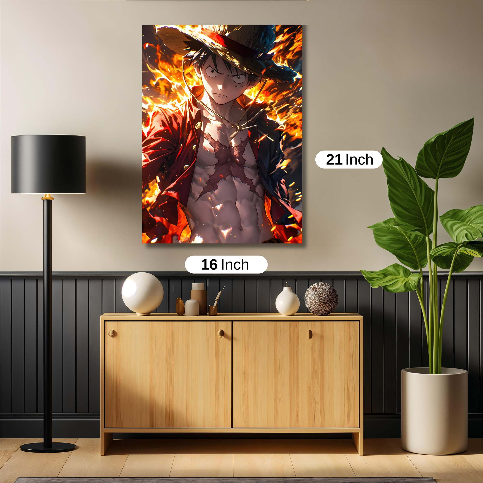 Luffy Inferno Safe Wall Magnetic / M