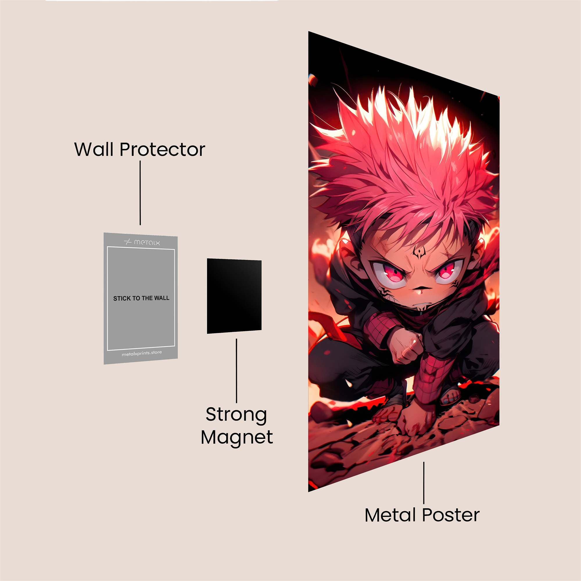 Yuji Enraged Safe Wall Magnetic / M