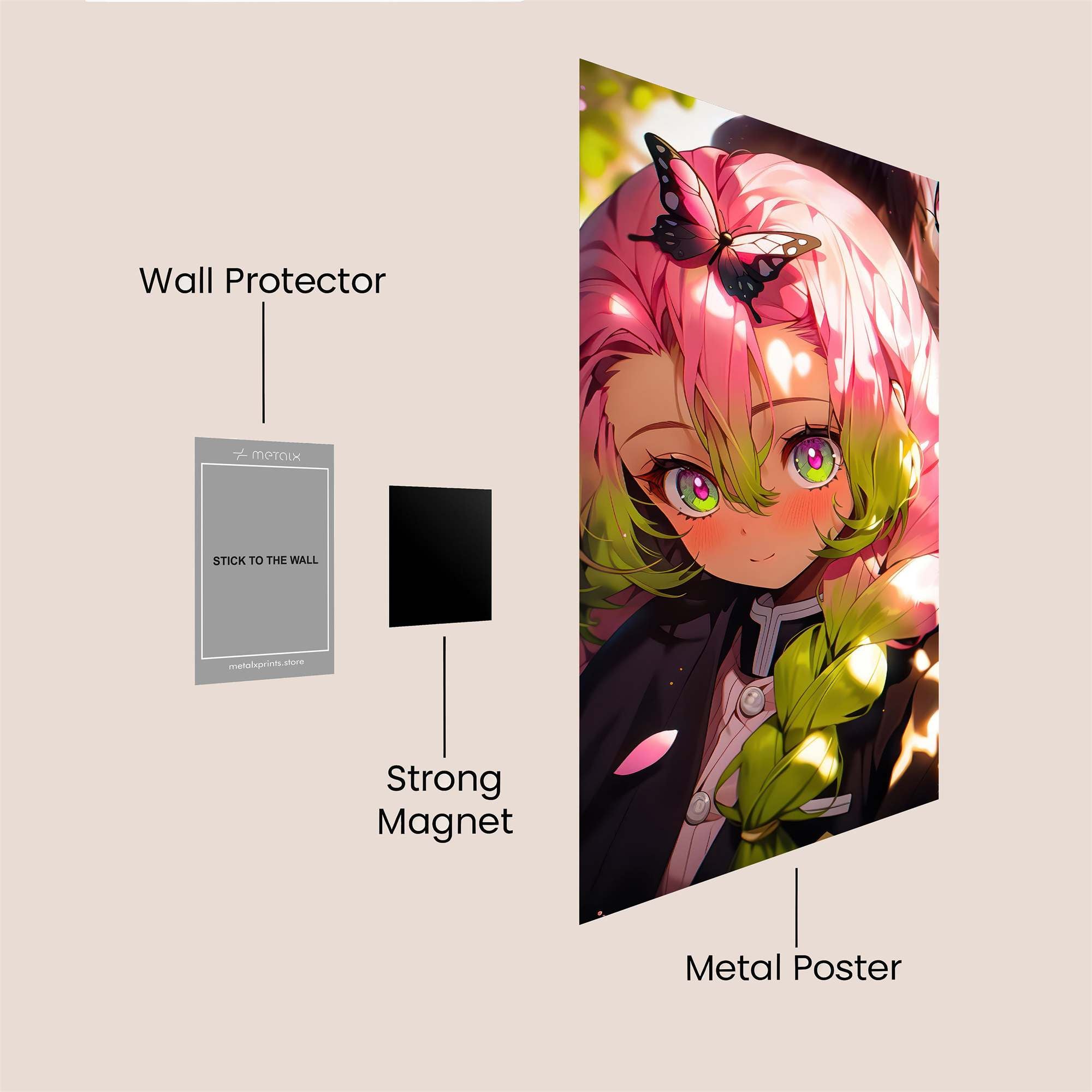 Nezuko Serene Safe Wall Magnetic / M