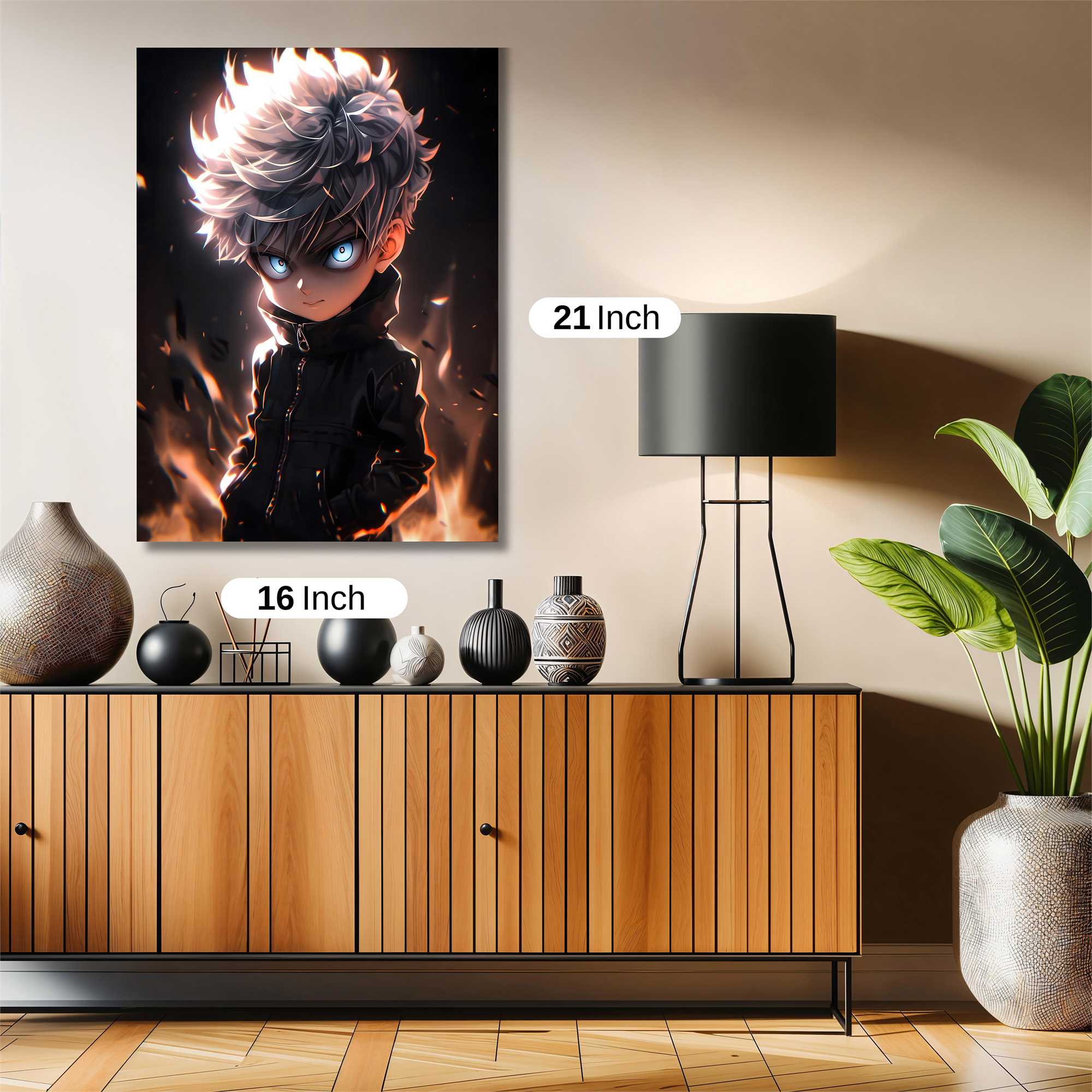 Satoru Fiery Safe Wall Magnetic / M