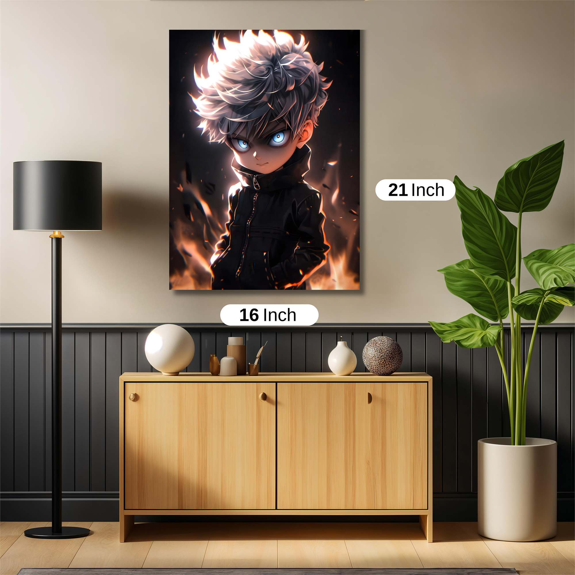 Satoru Fiery Safe Wall Magnetic / M