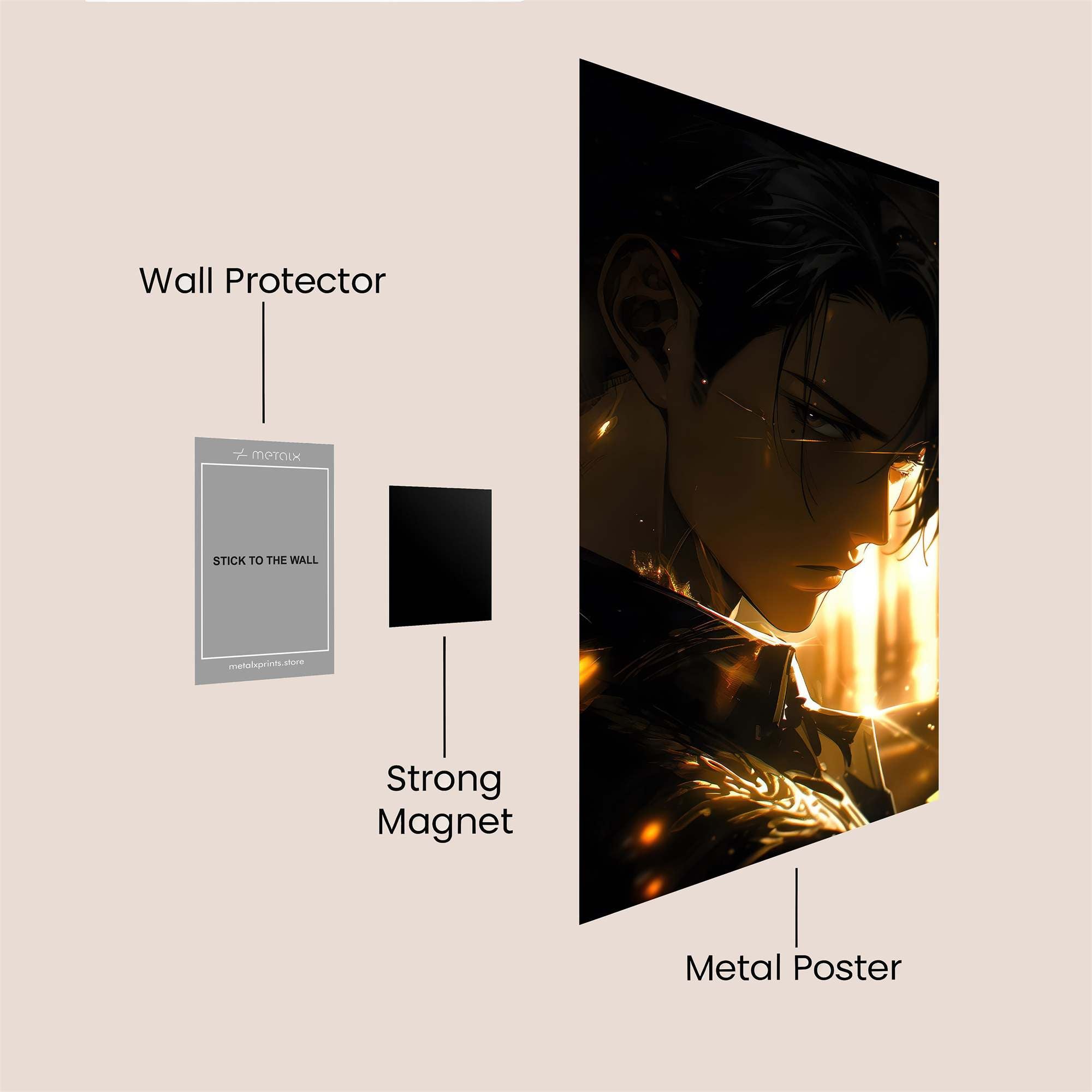 Levi Resolute Safe Wall Magnetic / M