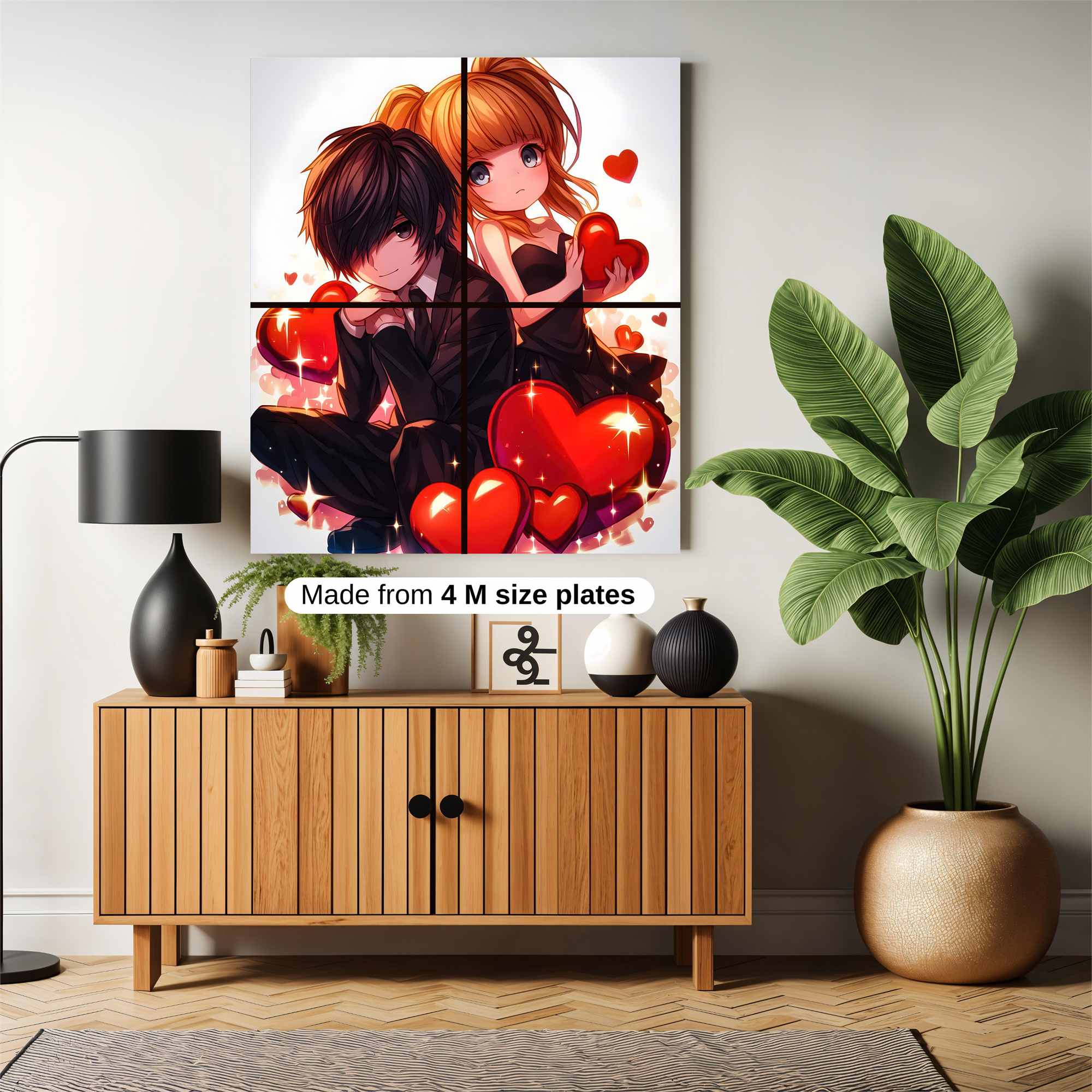 Love Embrace Safe Wall Magnetic / M