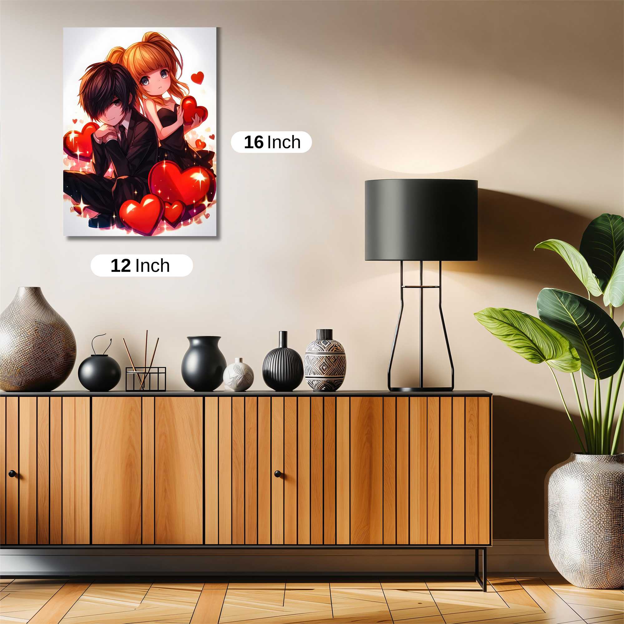 Love Embrace Safe Wall Magnetic / M