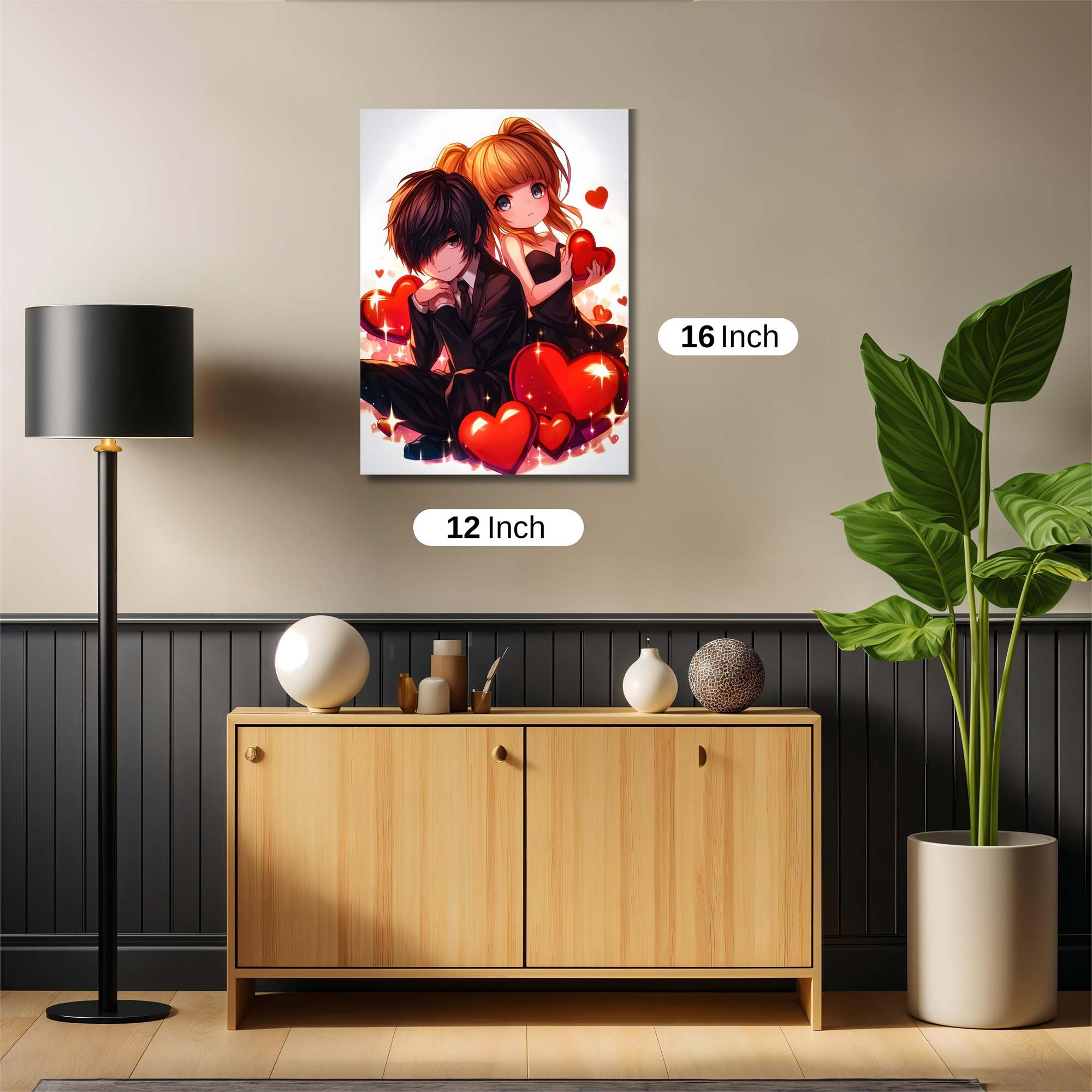 Love Embrace Safe Wall Magnetic / M