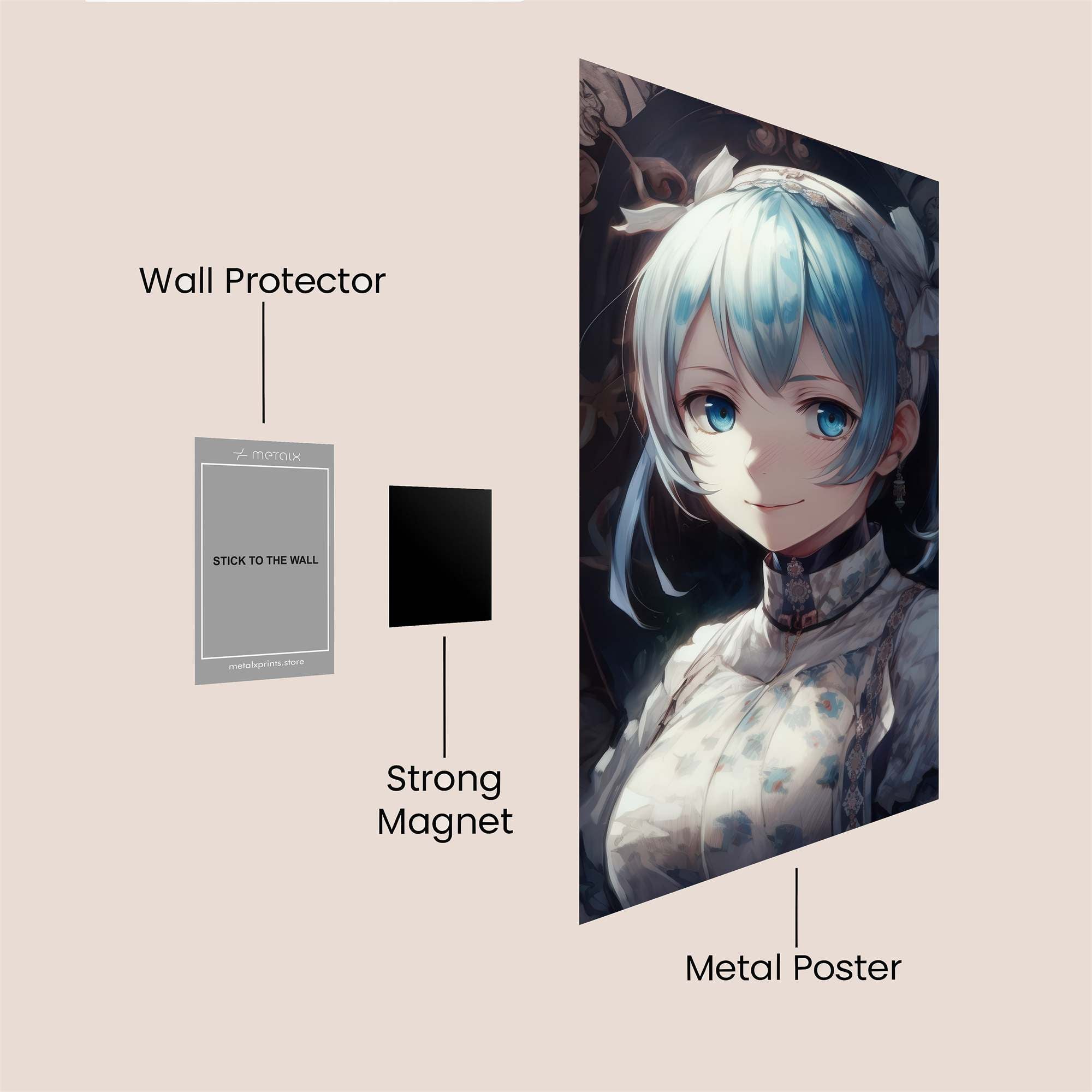 Alice Enchanting Safe Wall Magnetic / M