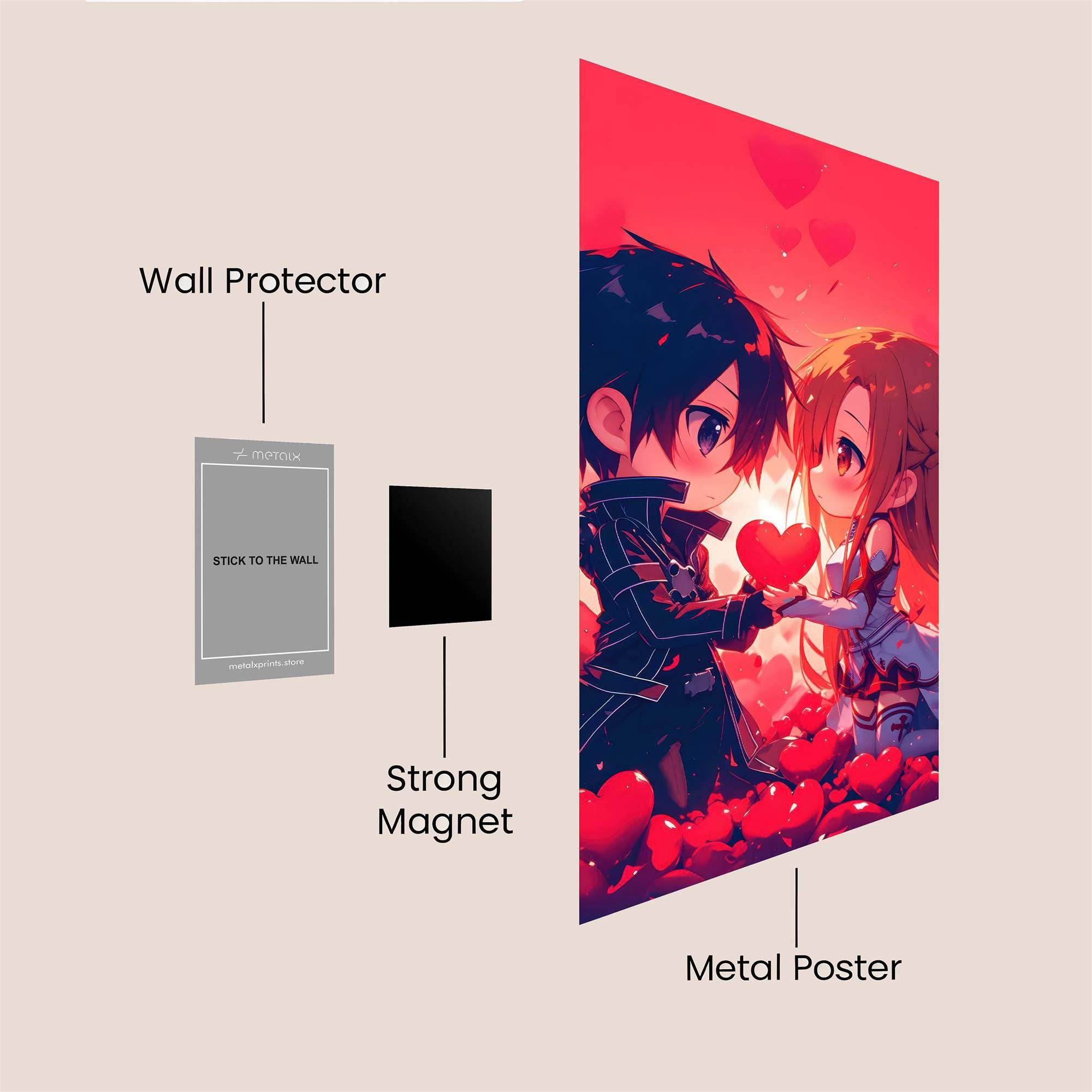 Kirito Passionate Safe Wall Magnetic / M
