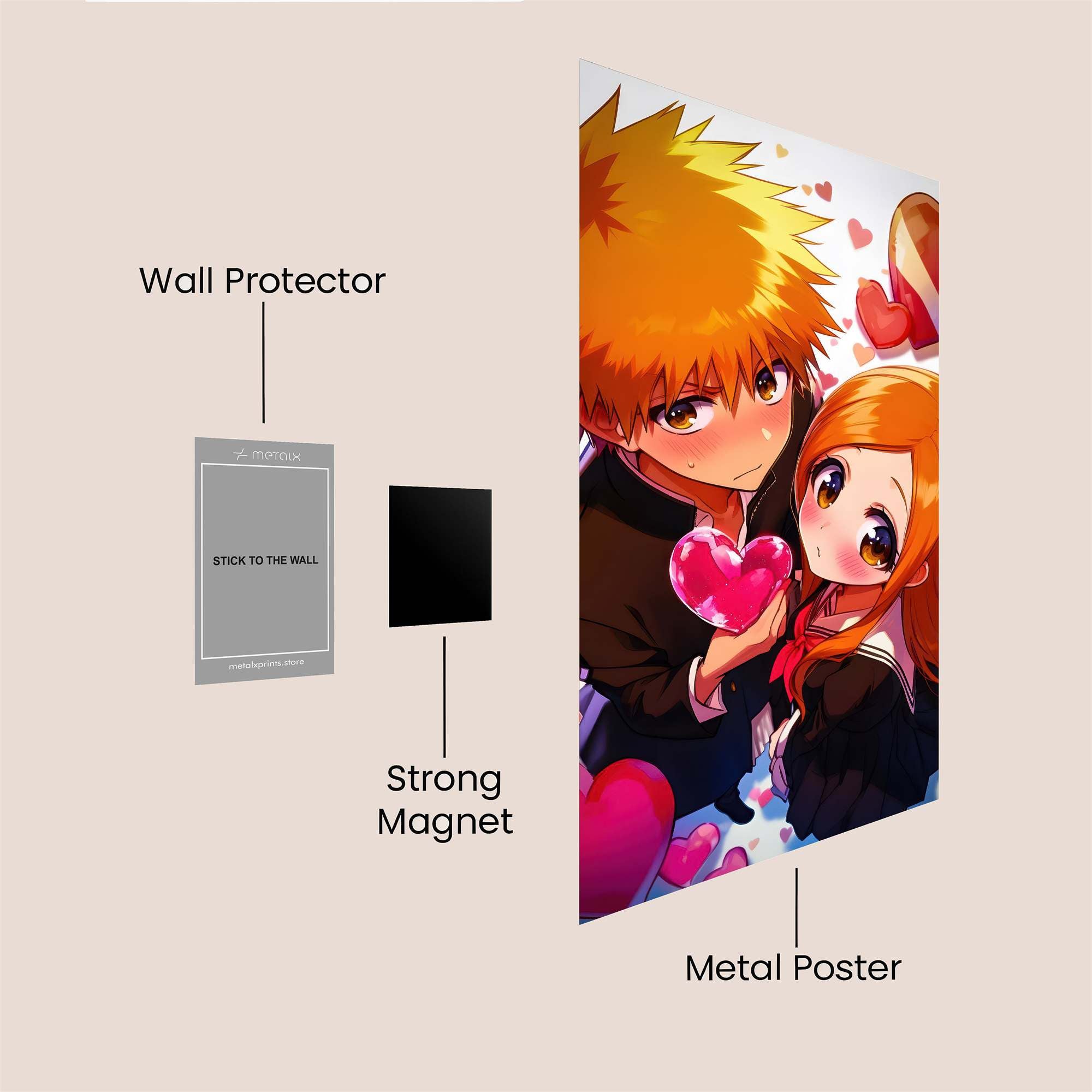 Ichigo Adoration Safe Wall Magnetic / M