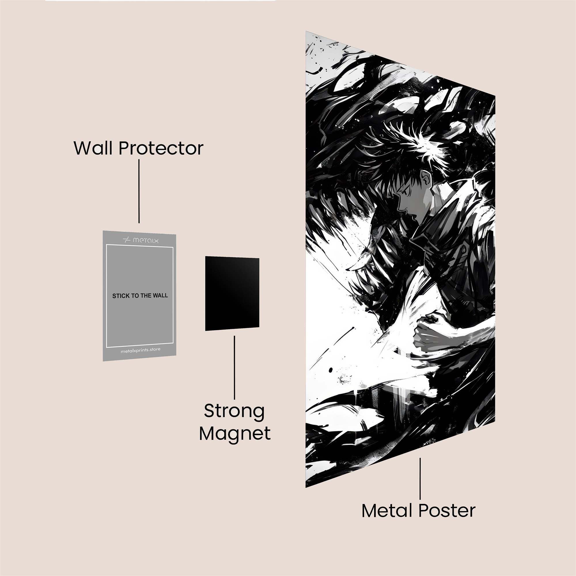 Yuji Despair Safe Wall Magnetic / M