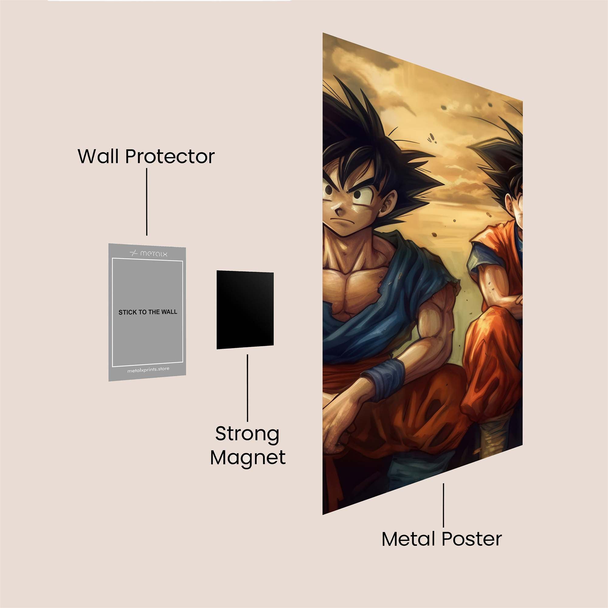 Saitama Radiant Safe Wall Magnetic / M