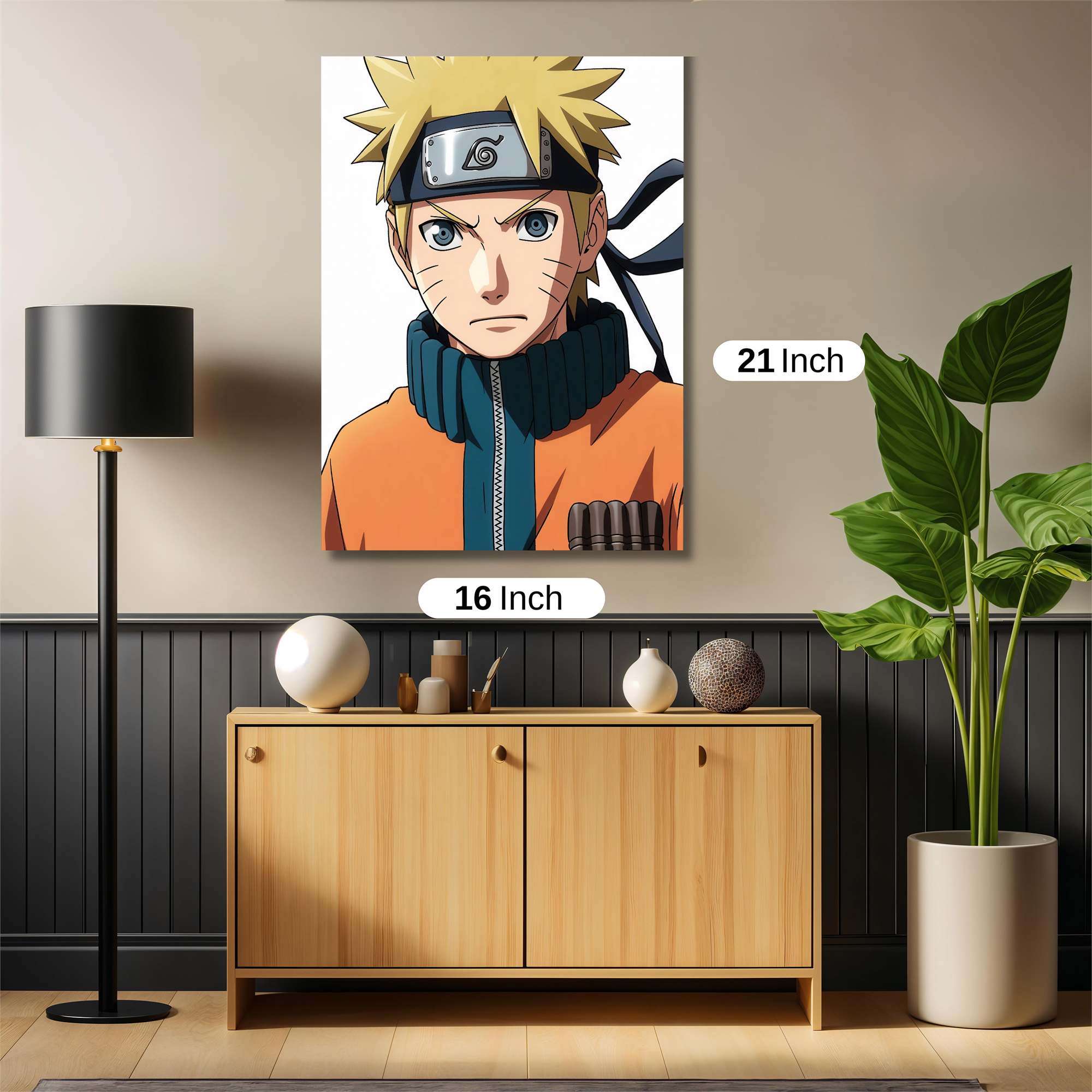 Naruto Fierce Safe Wall Magnetic / M