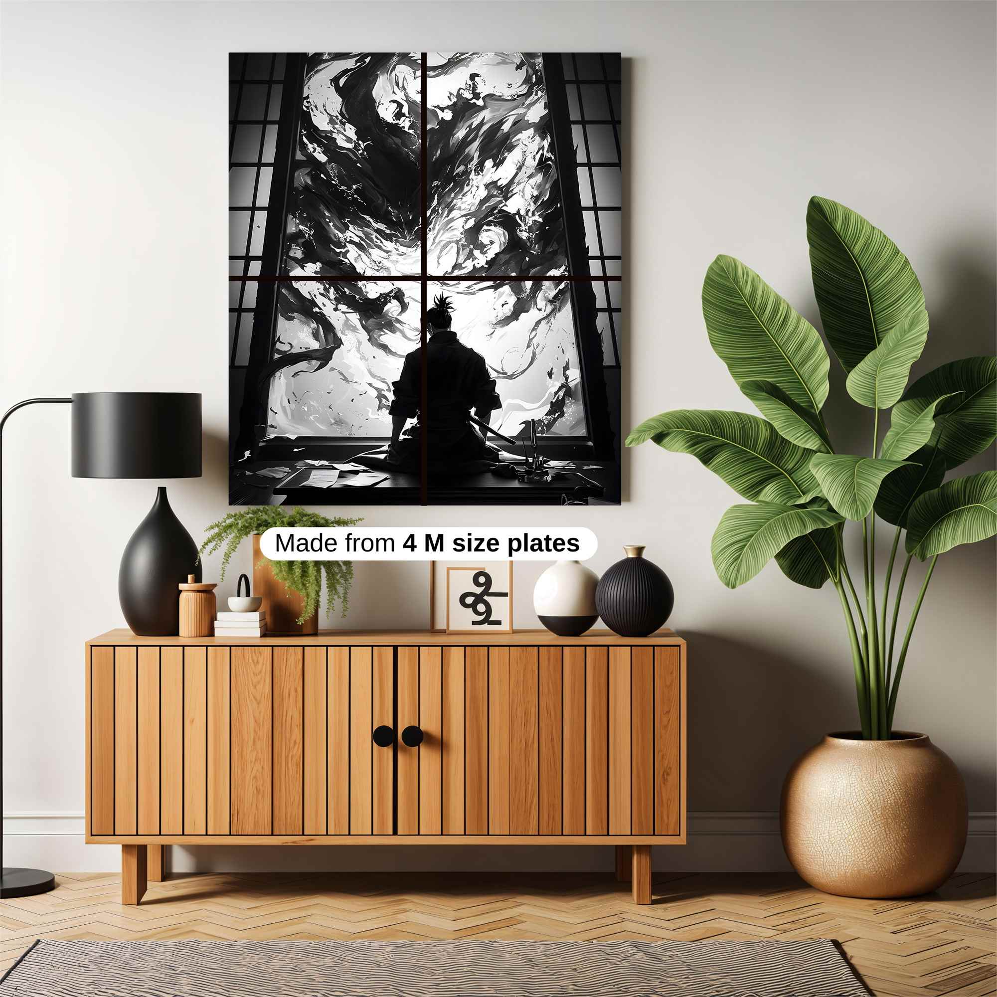 Samurai Contemplation Safe Wall Magnetic / M