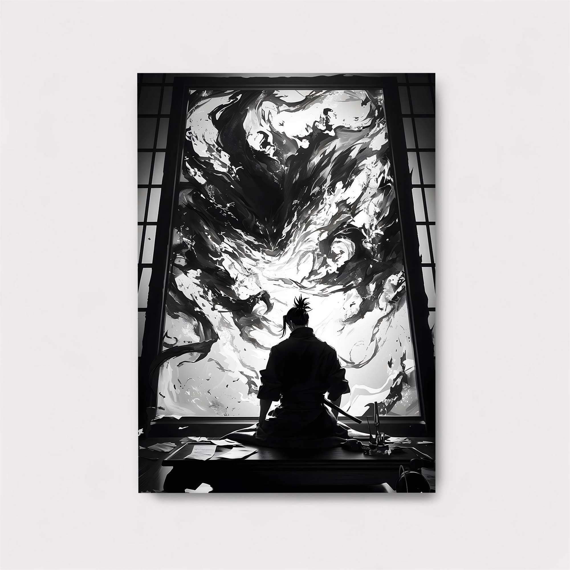 Samurai Contemplation Safe Wall Magnetic / M