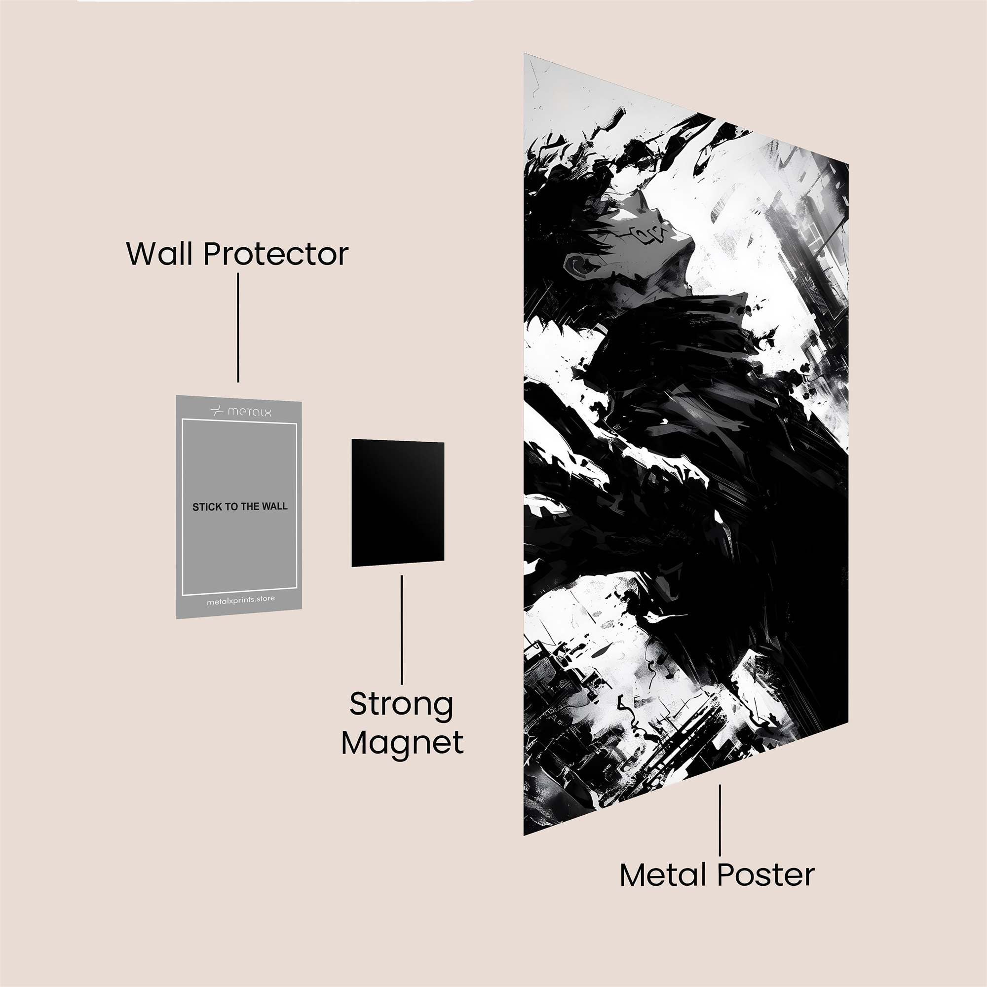 Yuji Despair Safe Wall Magnetic / M
