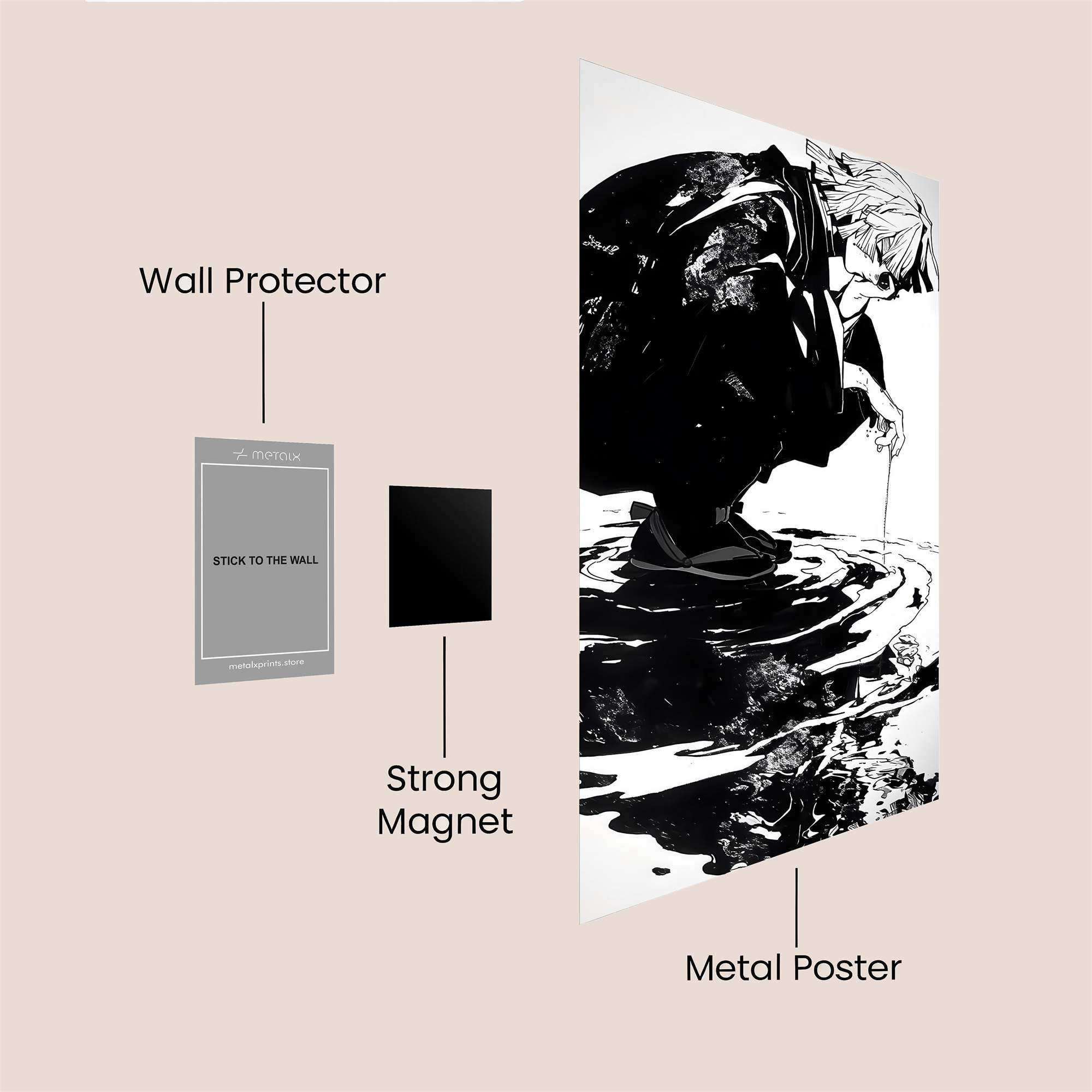 Saito Serene Safe Wall Magnetic / M