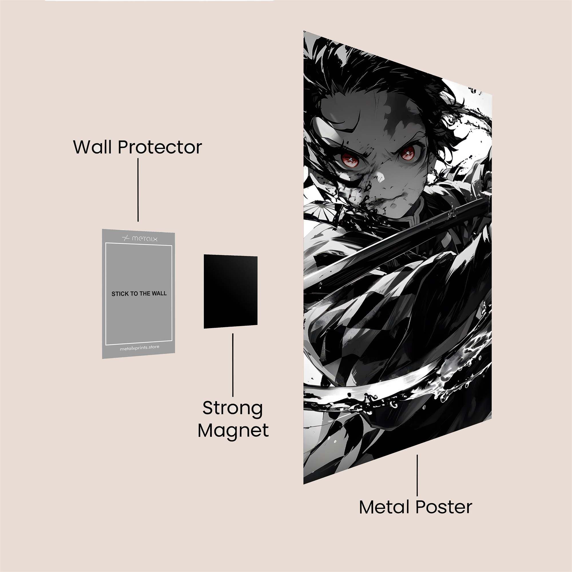 Tanjiro Tempest Safe Wall Magnetic / M