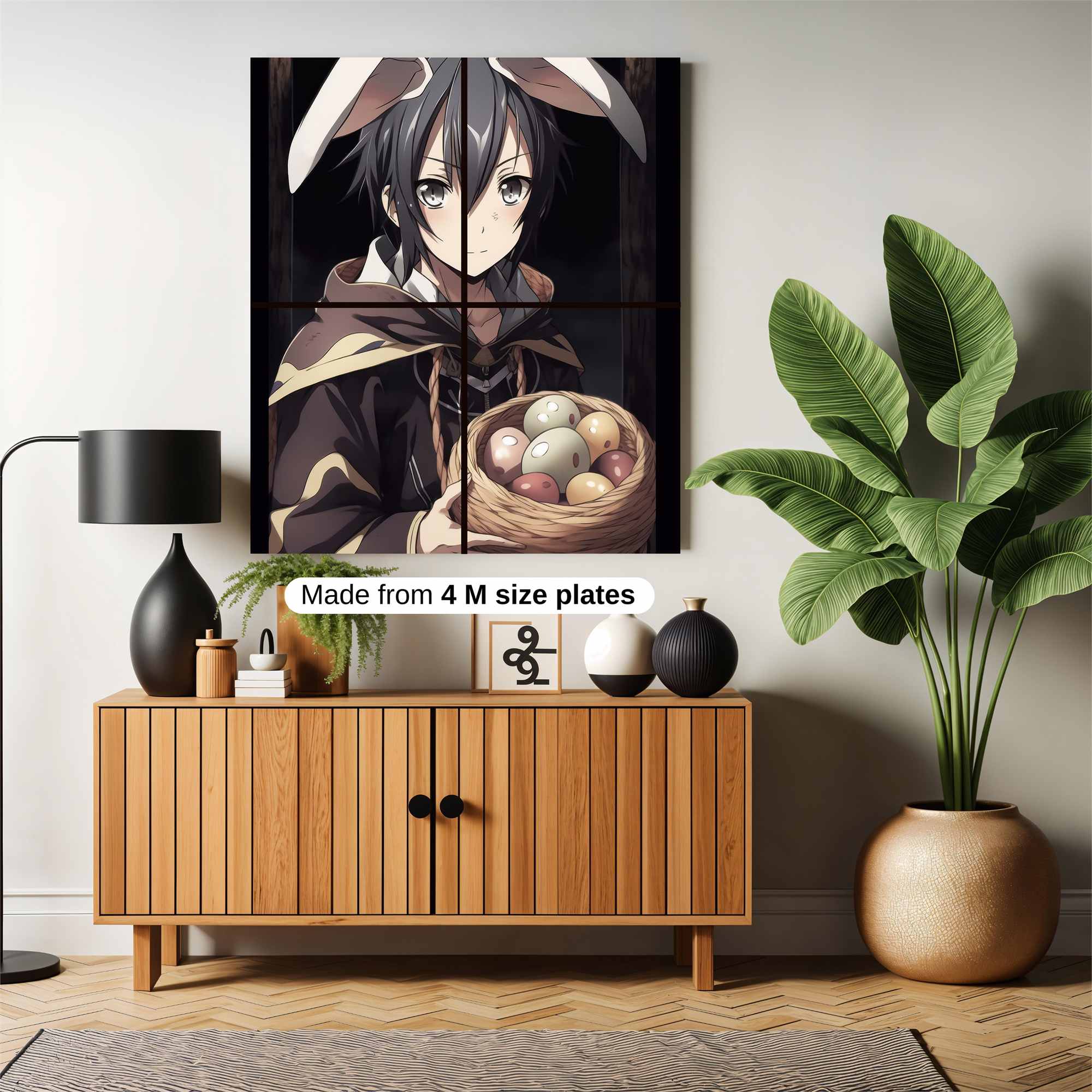 Bunny Sorcerer Safe Wall Magnetic / M