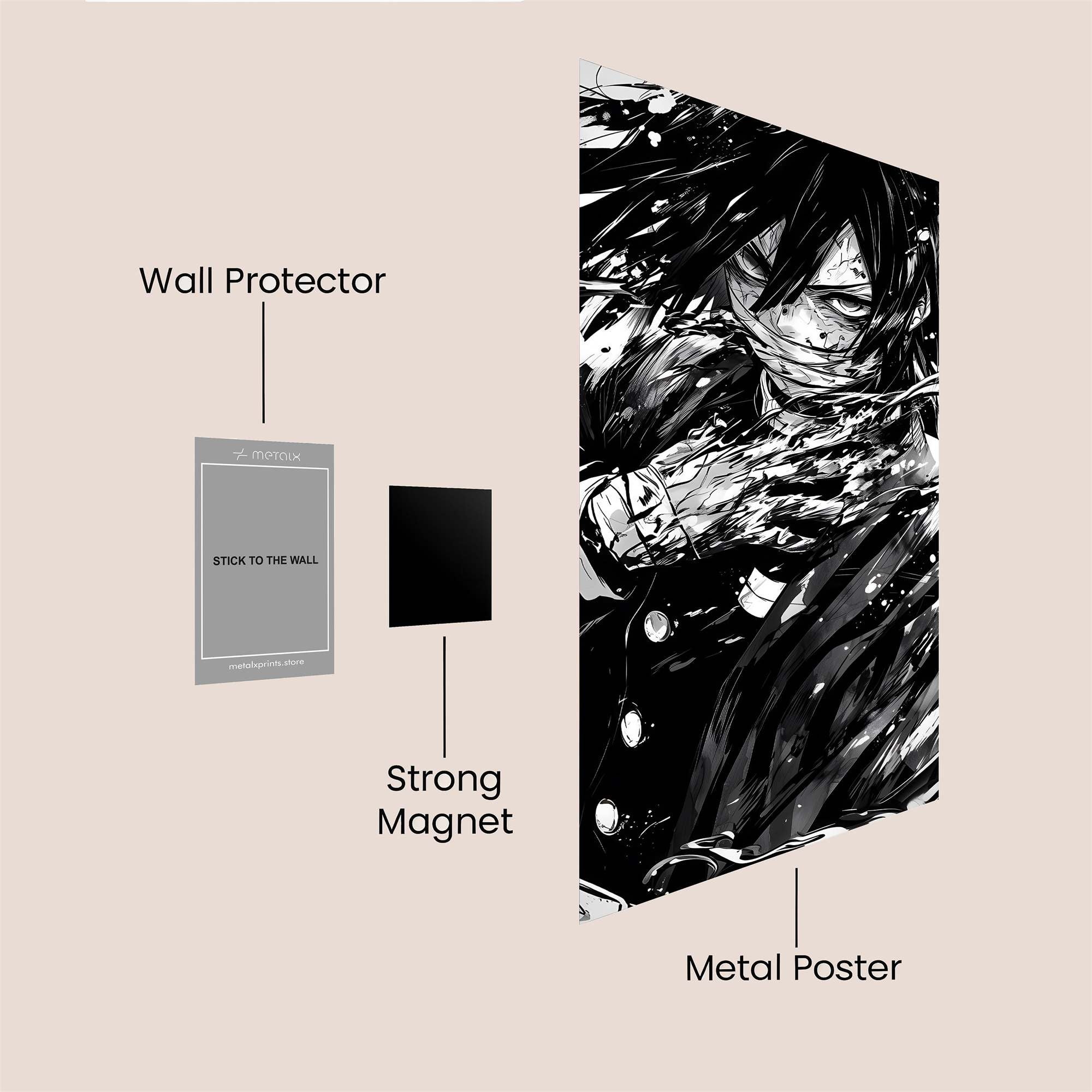 Tanjiro Resolute Safe Wall Magnetic / M